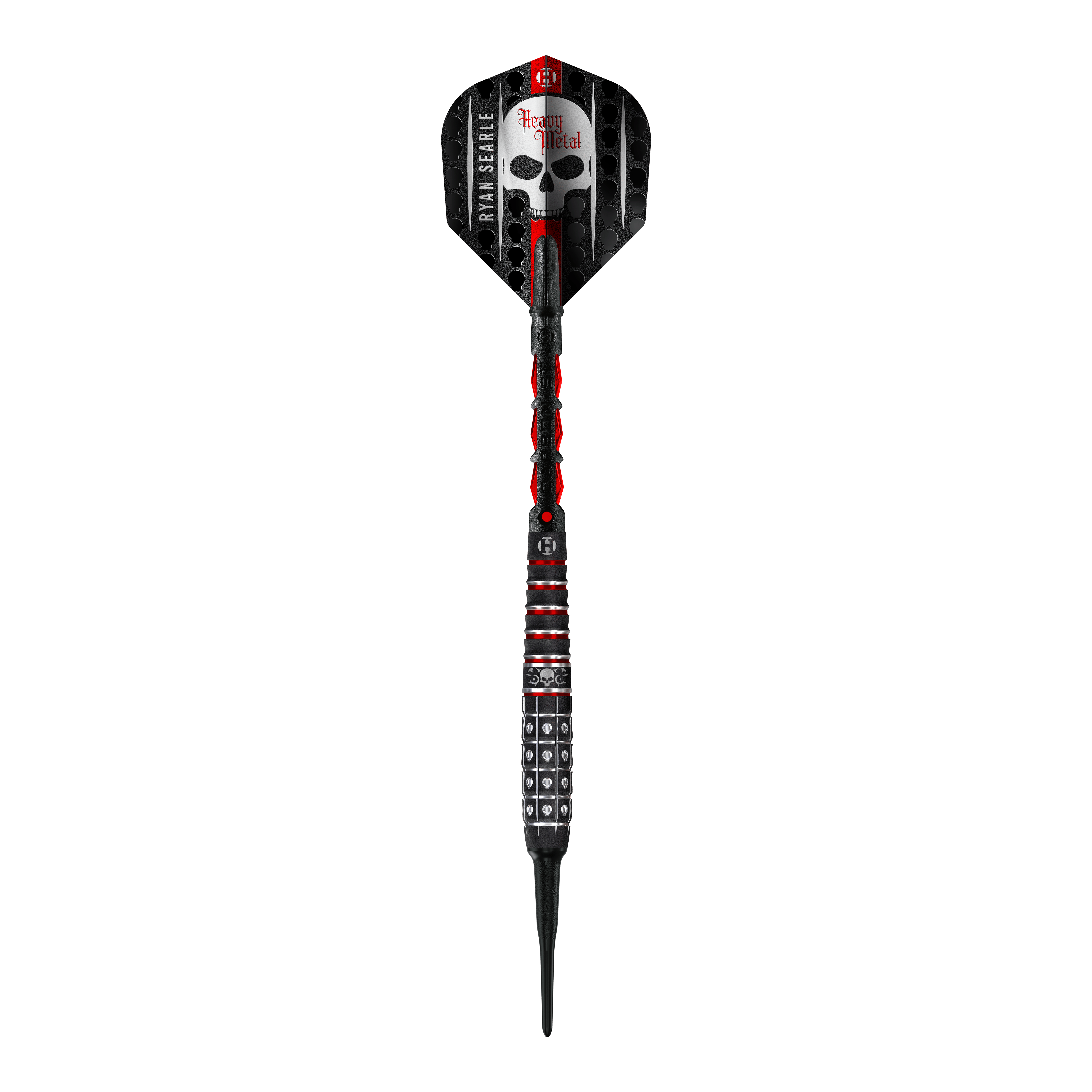 Zu sehen sind die Harrows Ryan Searle Series 3 Softdarts. Diese Softdarts sind für den professionellen Einsatz geeignet.