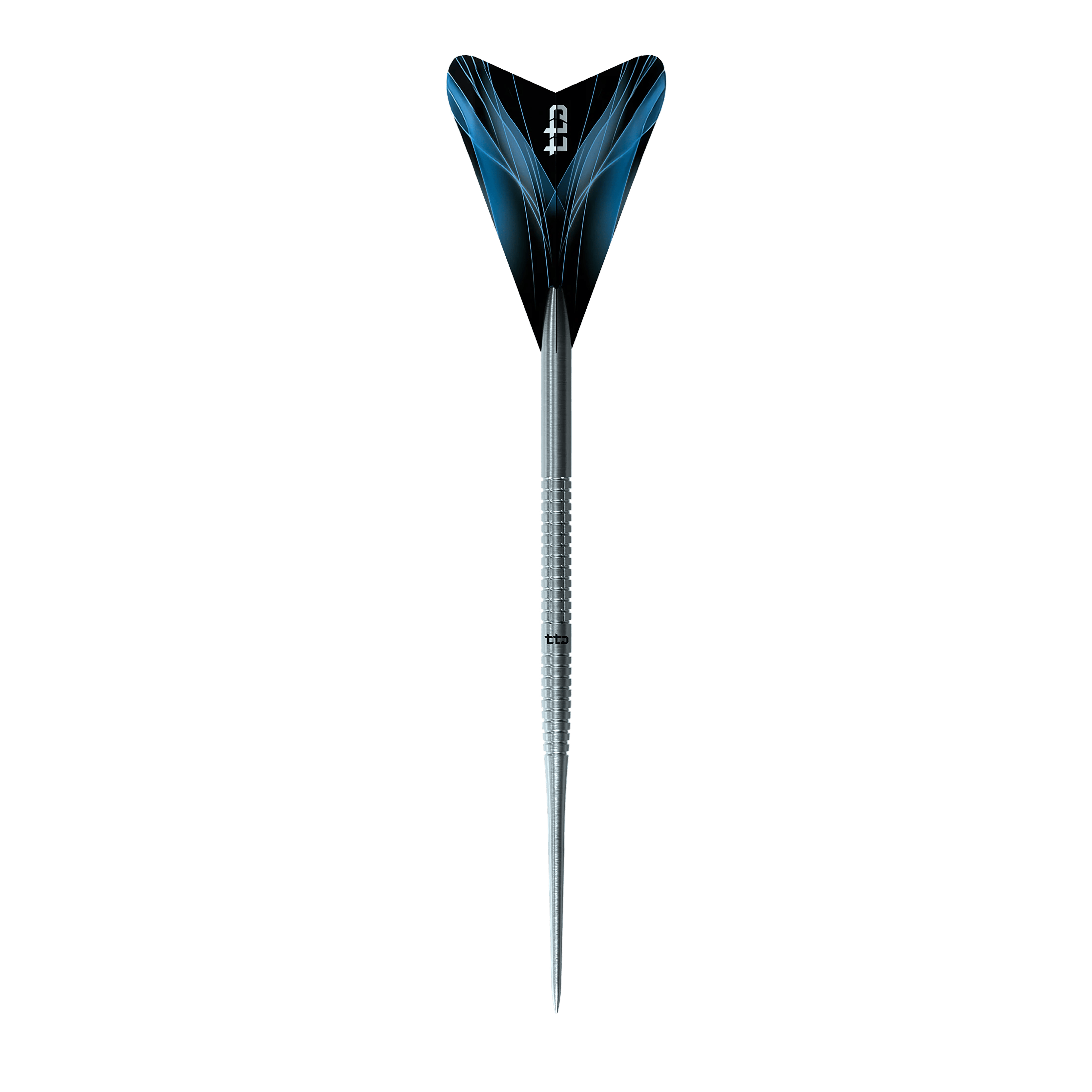 Caliburn TTD Complete Titanium T1 Stříbrné Steeldarts - 5g Abgebildet sind die Caliburn TTD Complete Titanium T1 Silver Steeldarts - 5g. Diese silbernen Titan-Darts eignen sich für Profis und Einsteiger.