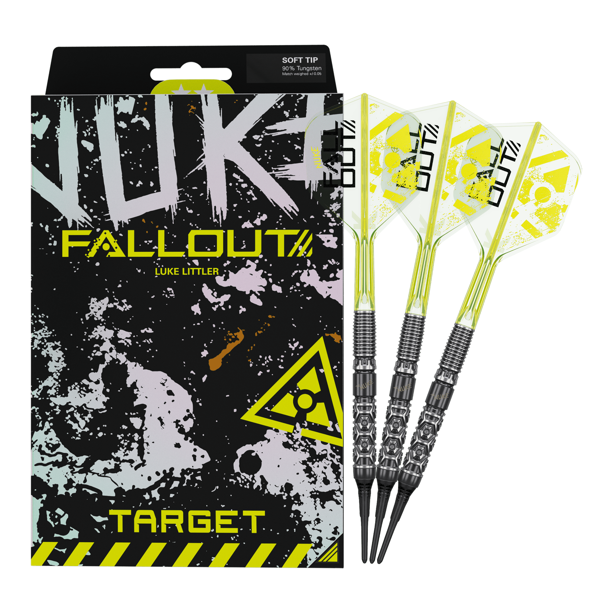 Měkké šipky Target Luke Littler Nuke Fallout - 19g