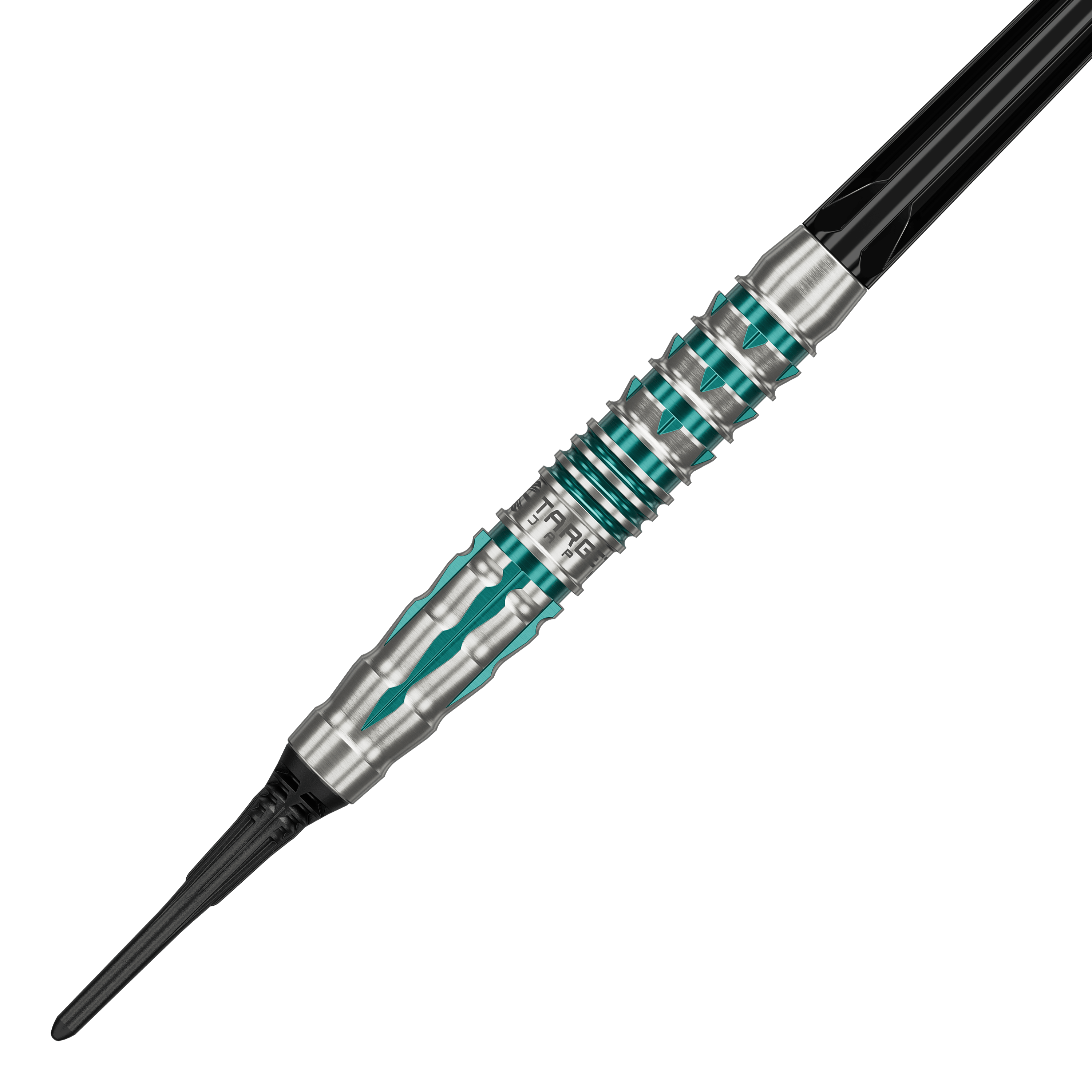 Měkké šipky Target Black Marque Pierce - 18,5 g Die Abbildung präsentiert die Target Black Marque Pierce Softdarts mit einem Gewicht von 18,5g. Diese Softdarts bieten hohe Qualität und Präzision beim Wurf.