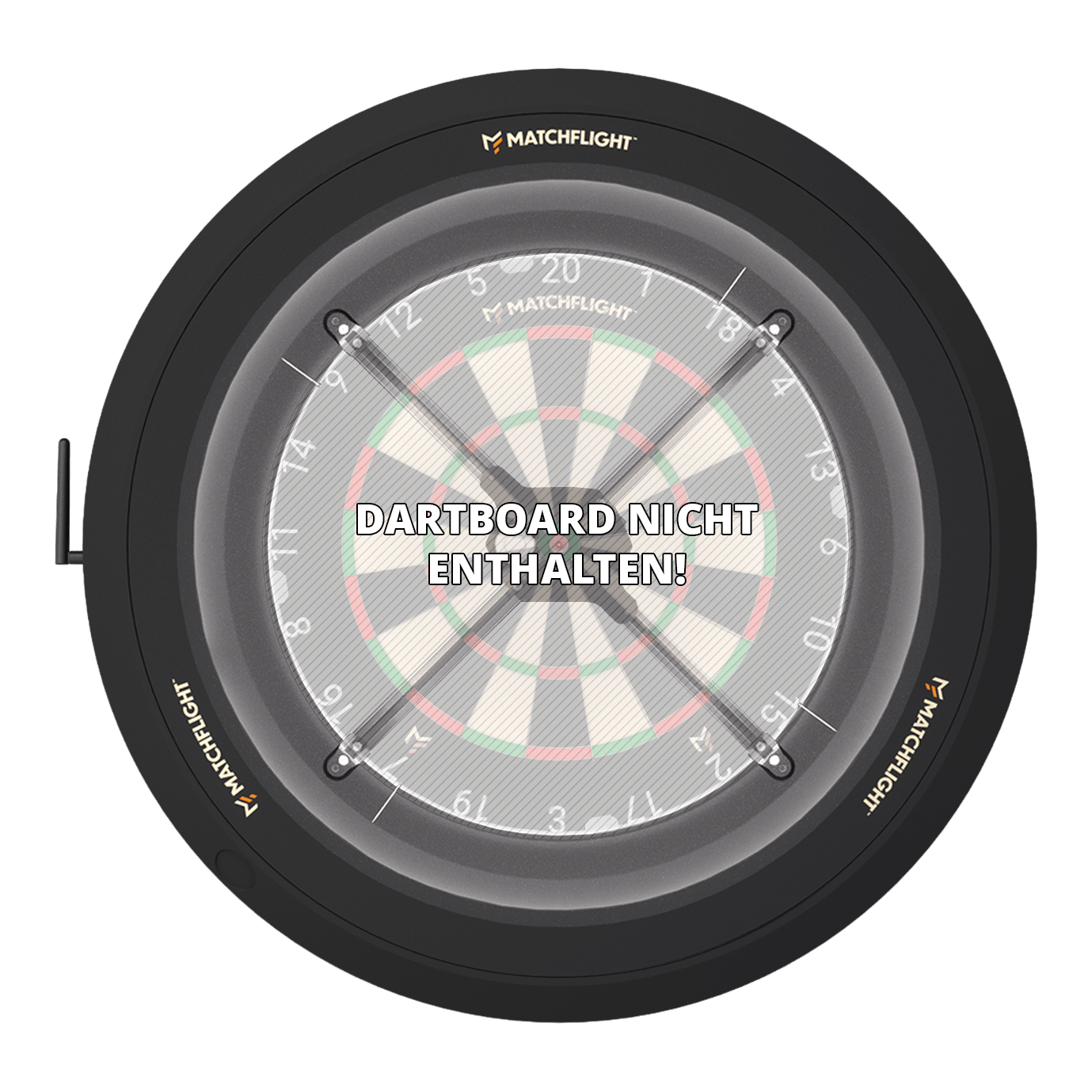 Systém automatického bodování Matchflight Heylo Ein weiteres Foto vom Matchflight Heylo Autoscoring System. Die Anzeige und das Bedienfeld sind gut erkennbar.