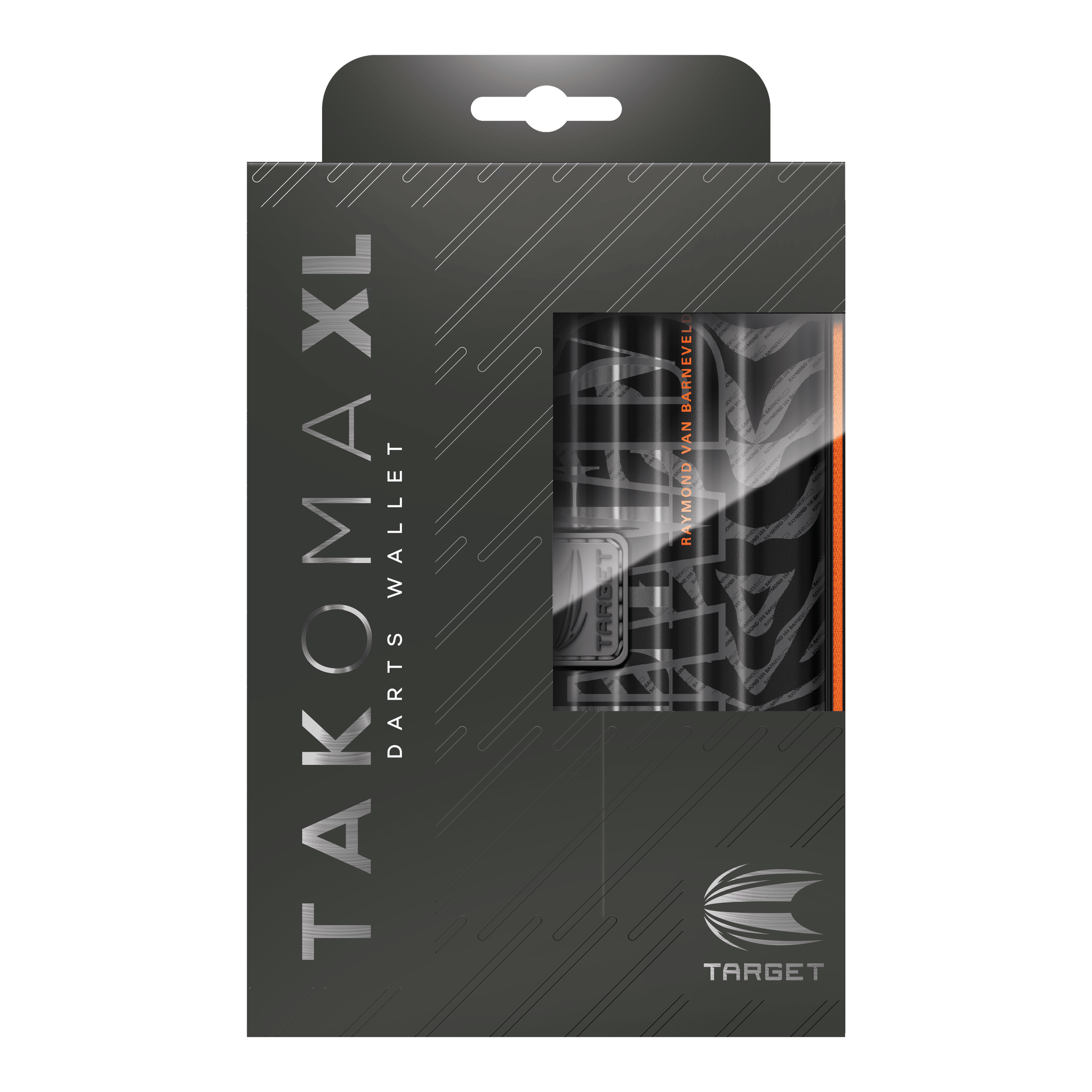 Pouzdro na šipky Takoma XL Ghost Series Raymond Van Barneveld Auf dem Bild ist das Takoma XL Ghost Series Raymond Van Barneveld Dartcase zu sehen. Mit diesem Dartcase können die Pfeile sicher verstaut werden.
