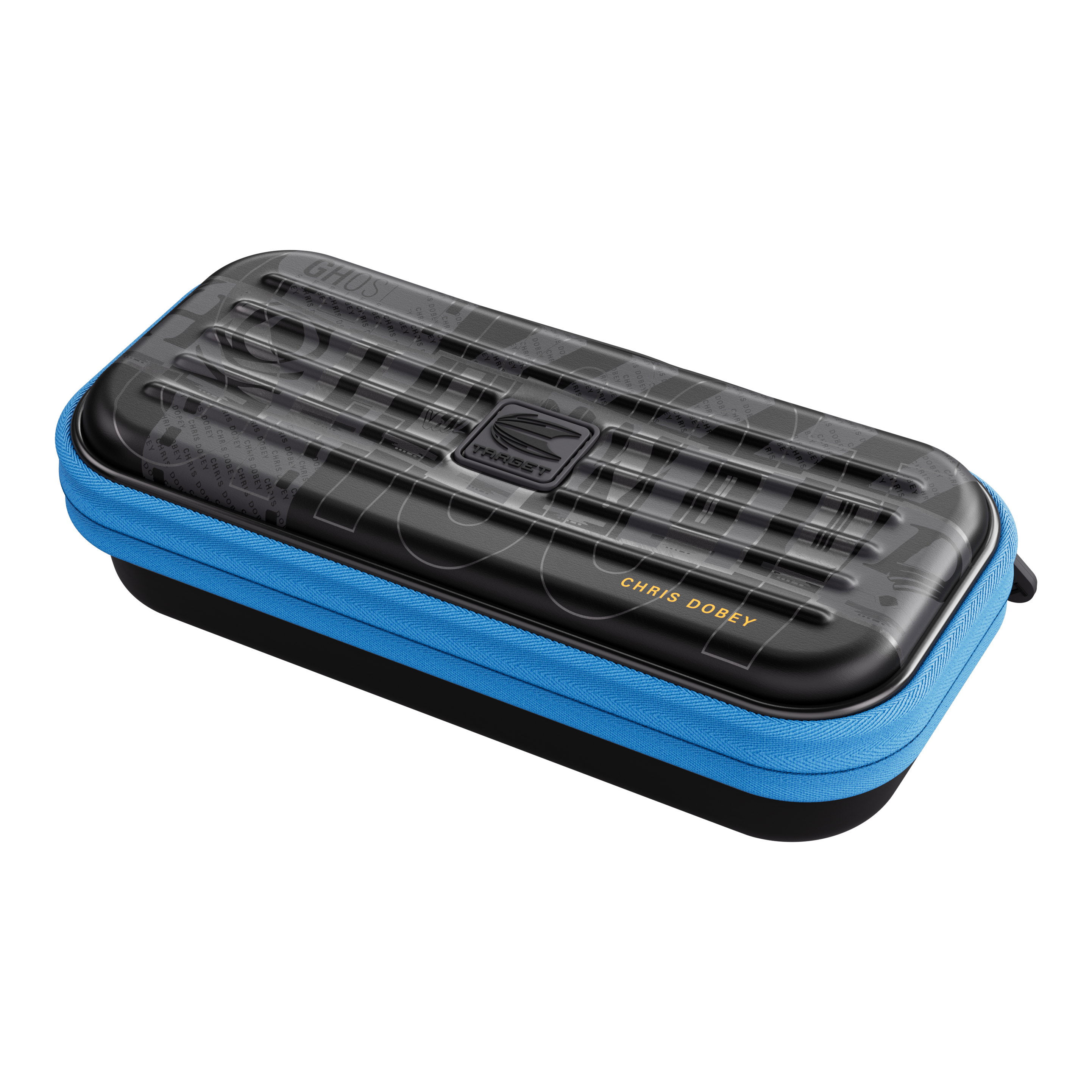 Pouzdro na šipky Takoma Ghost Series Chris Dobey Gezeigt wird das Takoma Ghost Series Chris Dobey Dartcase. Das robuste Etui eignet sich ideal zur Aufbewahrung von Darts.