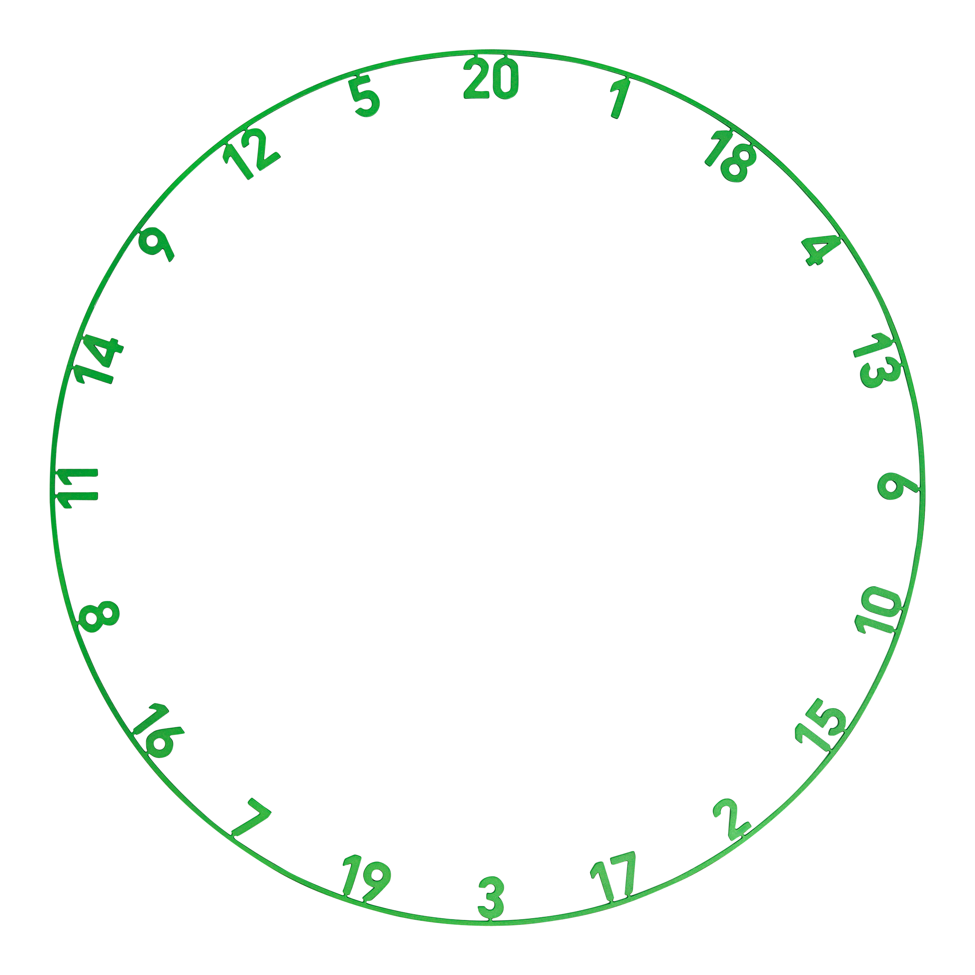 Ocelový terč Precise 180 Endorphine s číslovaným kroužkem - smaragdově zelený Hier ist das Precise 180 Endorphine Steeldartboard mit Nummernring in der Farbe Emerald Green zu sehen. Es handelt sich um ein hochwertiges Steeldartboard mit Zahlenring.