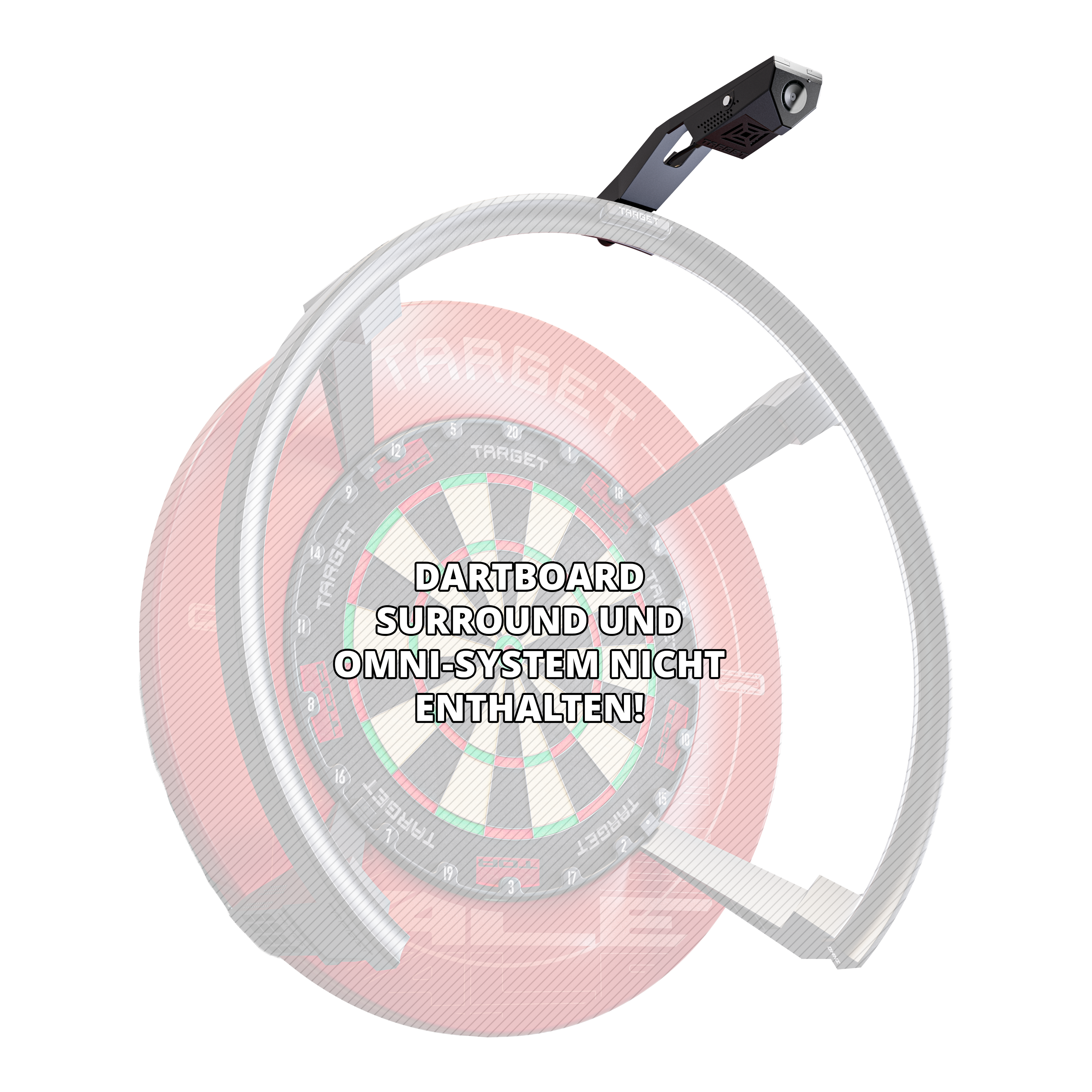 Rameno kamery Target OMNI VIRT Abgebildet ist der Target OMNI VIRT Kamera Arm. Der Kamera Arm bietet eine flexible Verwendung für Kameras im Dartsport.