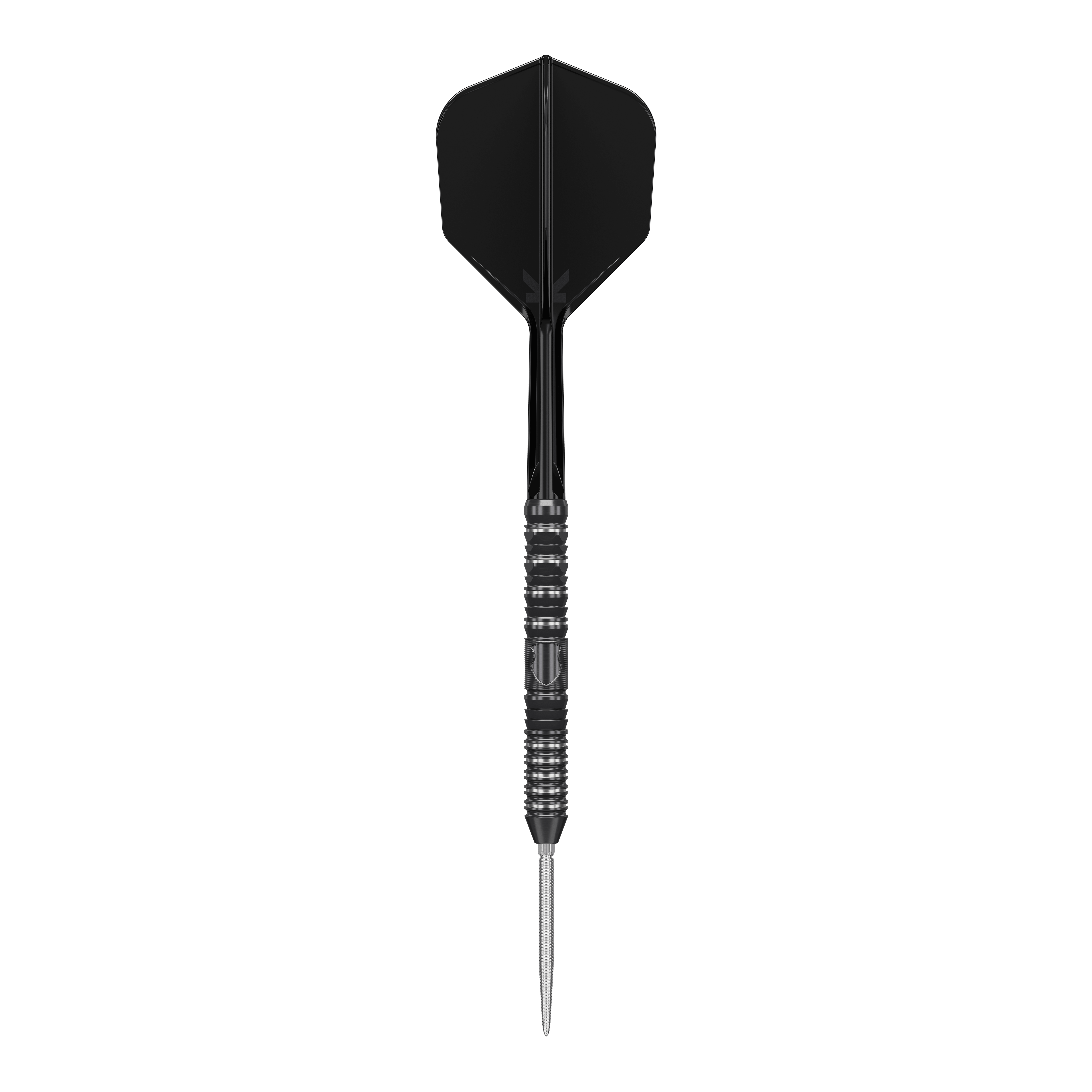 Ocelové šipky Target Japan Black Marque Draco GEN2 Auf dem Bild ist ein schwarzer Steeldart der Marke Target Japan Black Marque Draco GEN2 zu sehen. Der Dart hat ein modernes, gerilltes Design und eine scharfe Spitze.