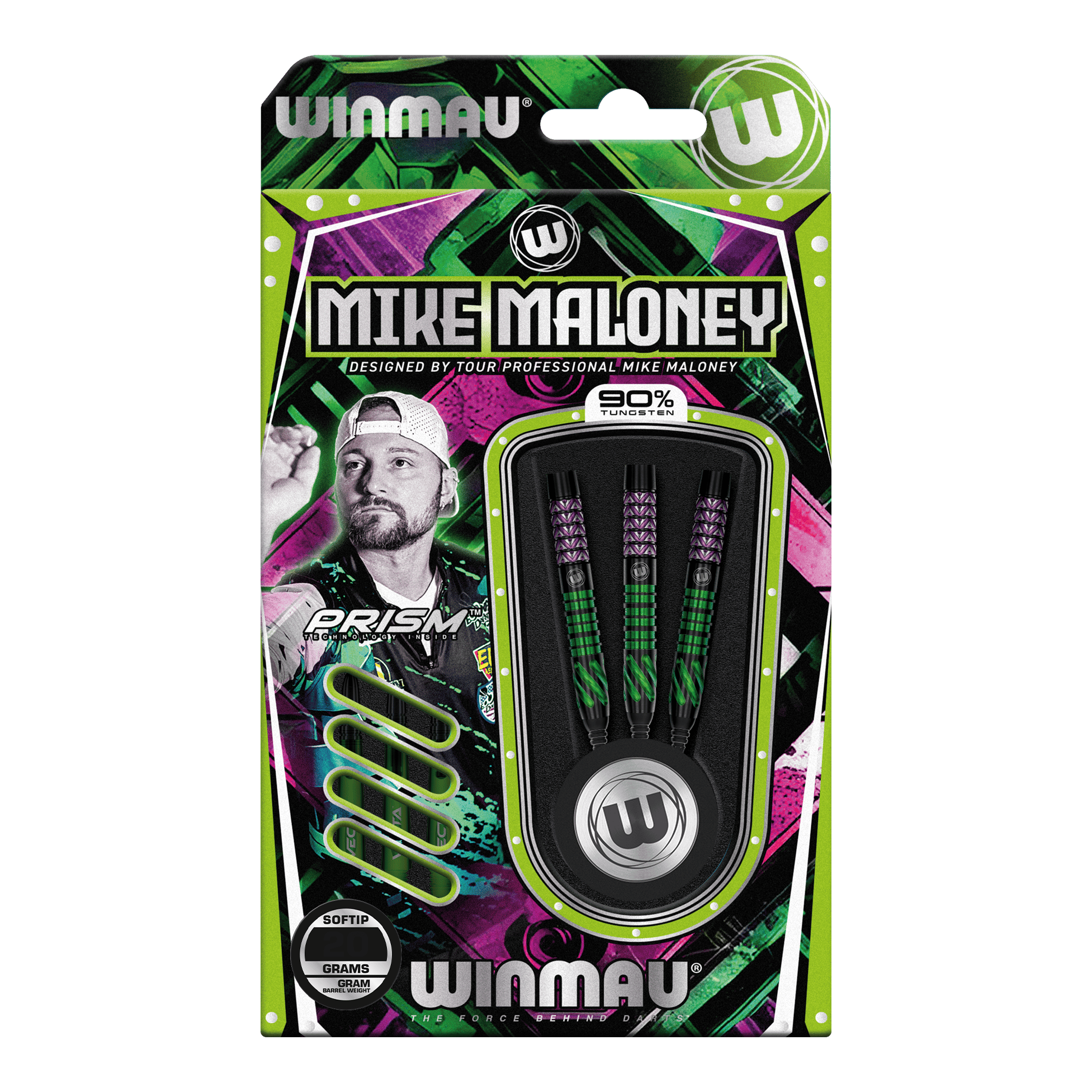 Winmau Mike Maloney měkké šipky - 20g