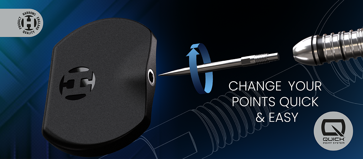 Zu sehen ist das Motiv 'Quick point banner'. Es handelt sich um eine Banner-Grafik für Werbezwecke.