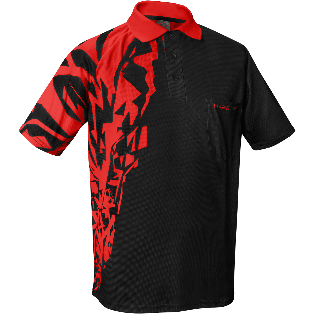 Košile Harrows Rapide Darts - červená