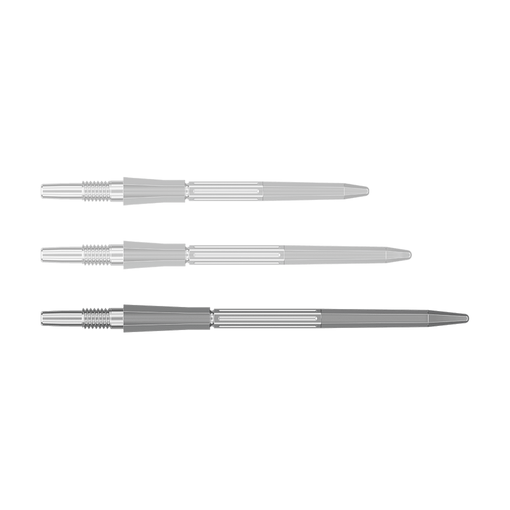 Auf dem Bild sind SwissPoint Dartspitzen in Silber mit einer Länge von 42 mm zu sehen. Dieses Produkt ist für Dartpfeile gedacht.