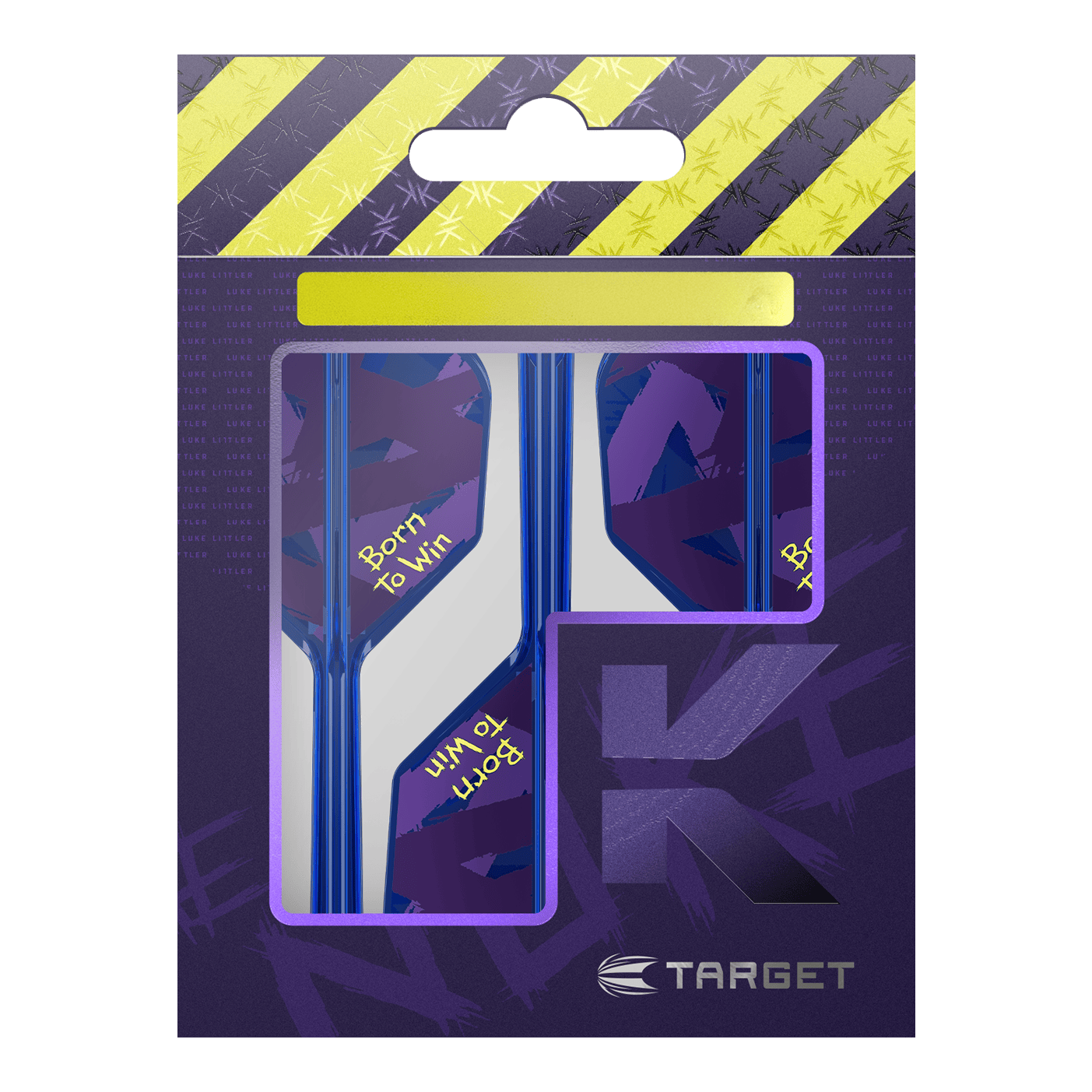 Target K-Flex Luke Littler Zrozen pro vítězství v 6. letu mistra světa Hier sehen Sie die Target K-Flex Luke Littler Born To Win World Champion No6 Flights. Es handelt sich um spezielle Dart-Flights für Profis.