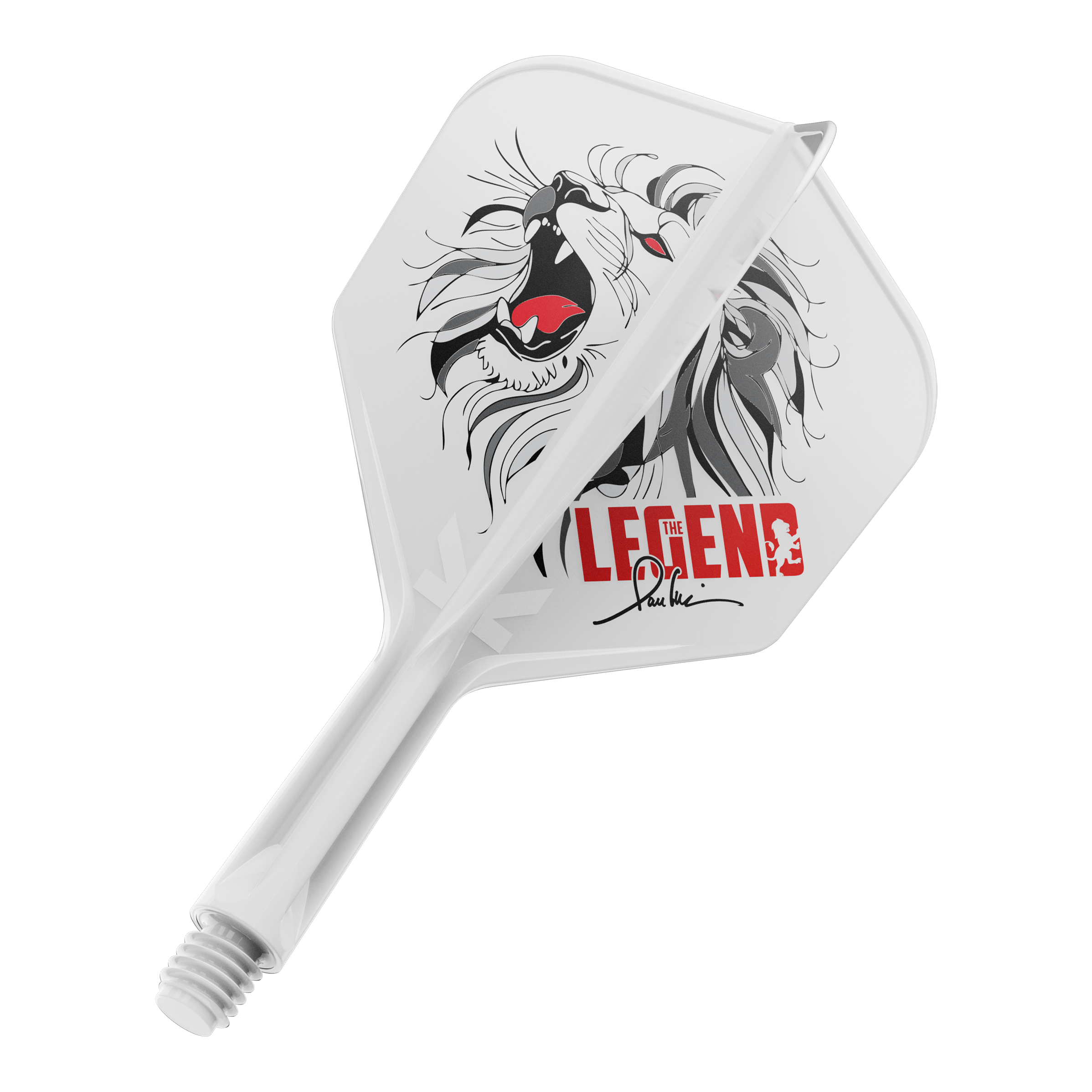 Gezeigt wird ein Dart-Flight-Set mit dem Namen '410264_Target_Japan_K-Flex_Paul_Lim_The_Legend_Printed_No6_Flights_19mm_1'. Es handelt sich vermutlich um bedruckte Flights im No6 Design mit 19 mm Größe.