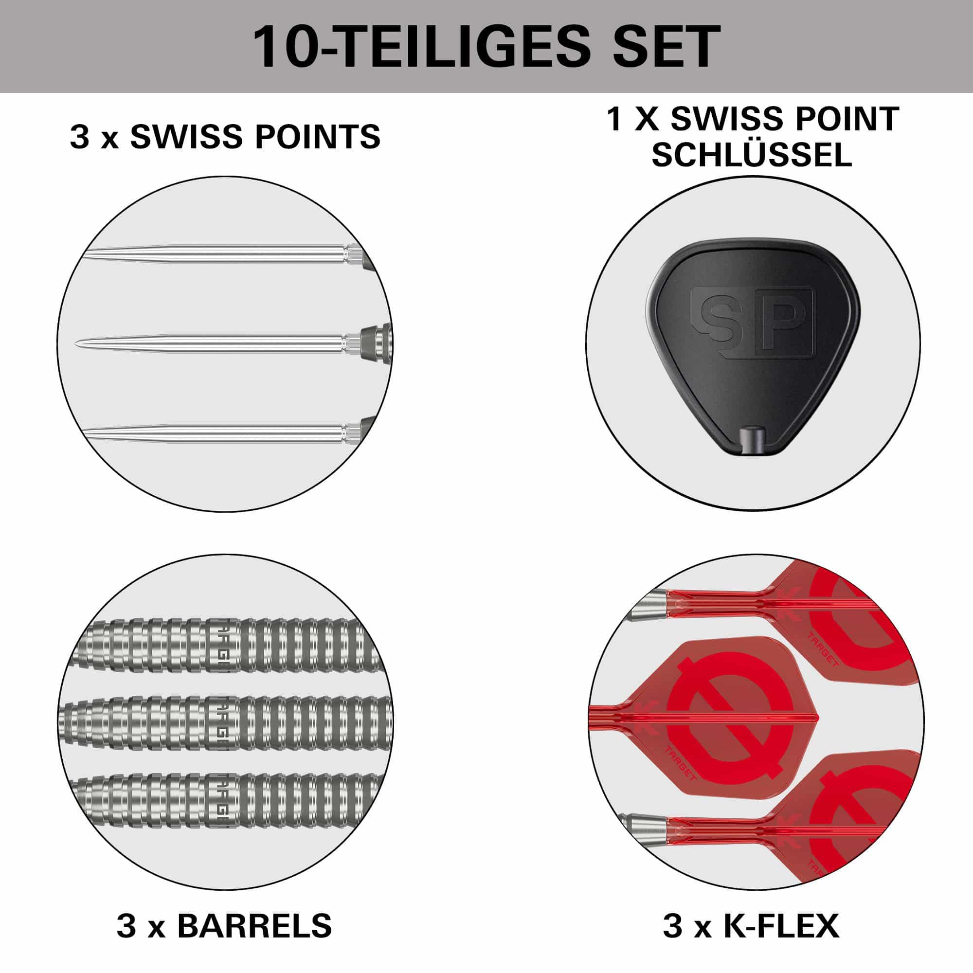 Ocelové šipky Target Group O 02 Swiss Points Ocelové šipky Target Group O 02 Swiss Points