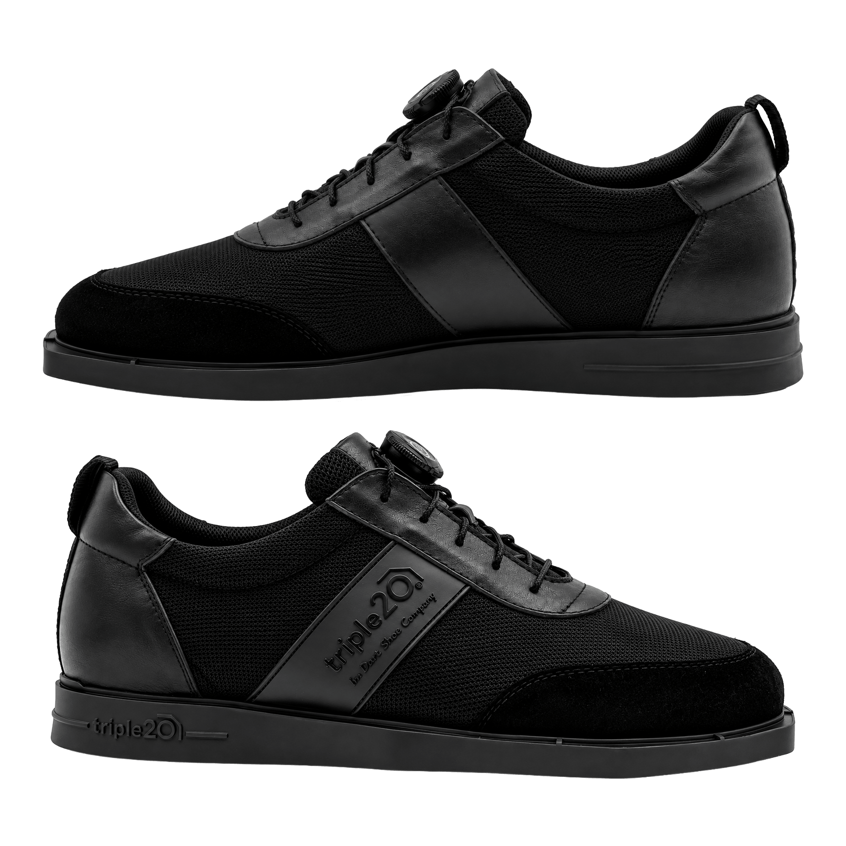 Triple20 Dart Shoes Textilní s otočným zapínáním - Černé Triple20 Dart Shoes Textilní s otočným zapínáním - Černé