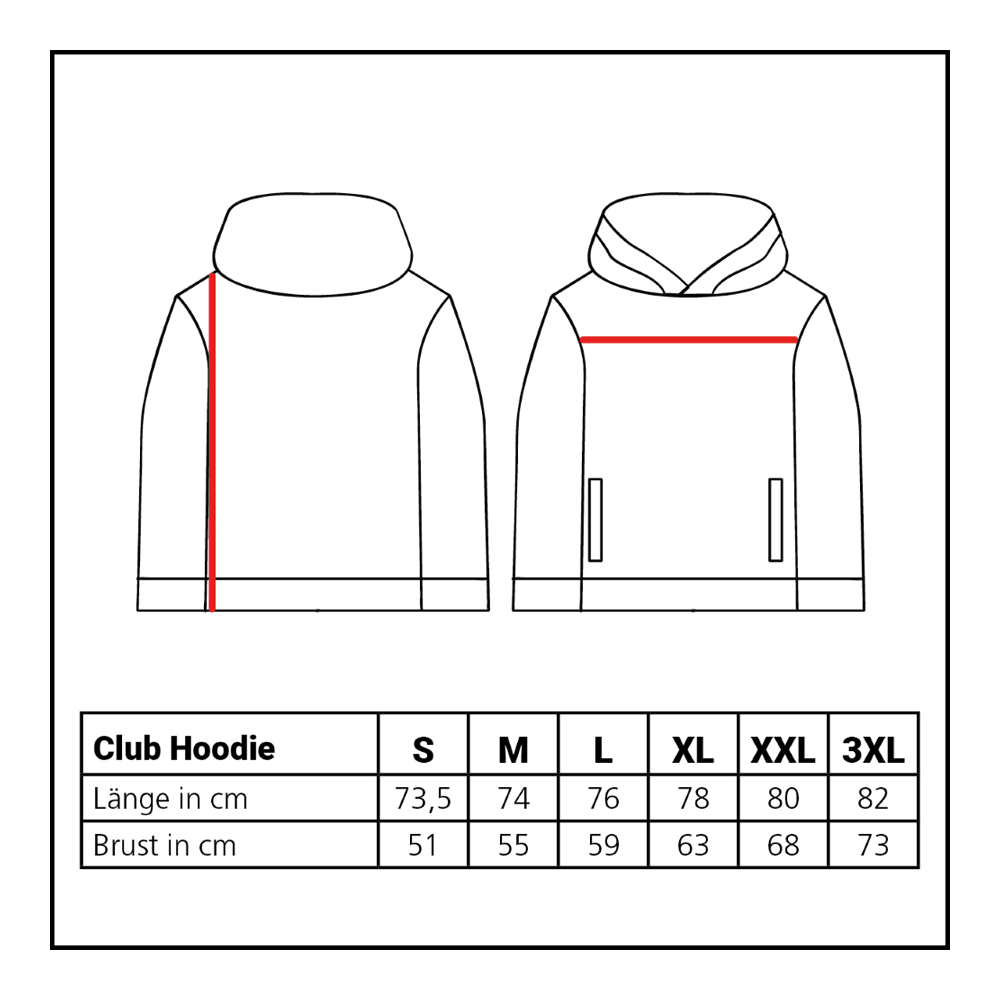 Mikina s kapucí Lions Collection Club Der Löwen Kollektion Club Hoodie ist auf diesem Bild abgebildet. Es handelt sich um einen gemütlichen Kapuzenpullover für den Alltag.