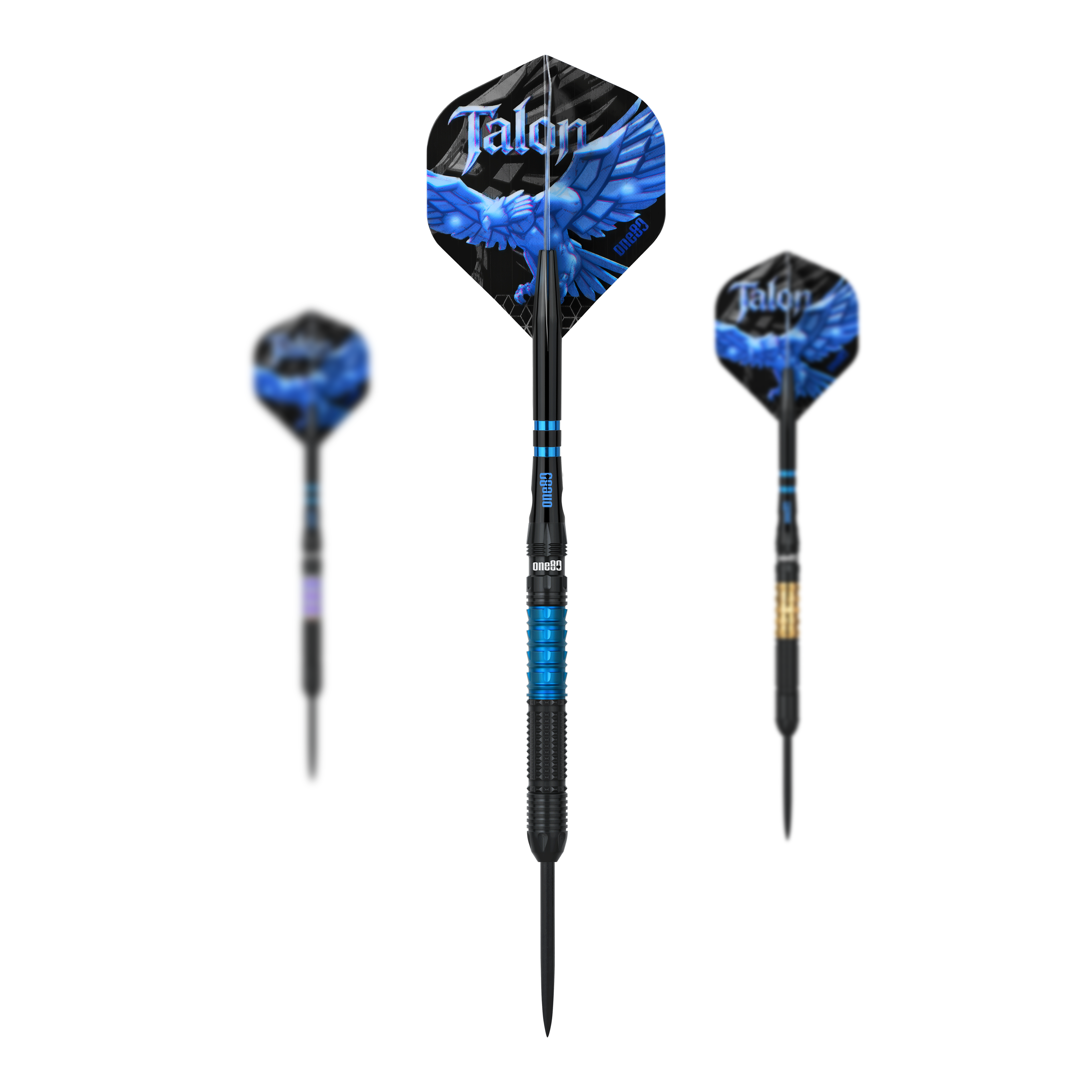 Ocelové šipky One80 Talon T1 Abgebildet sind die One80 Talon Steeldarts. Das Set besteht aus hochwertigen Steeldarts zum professionellen Dartspiel.