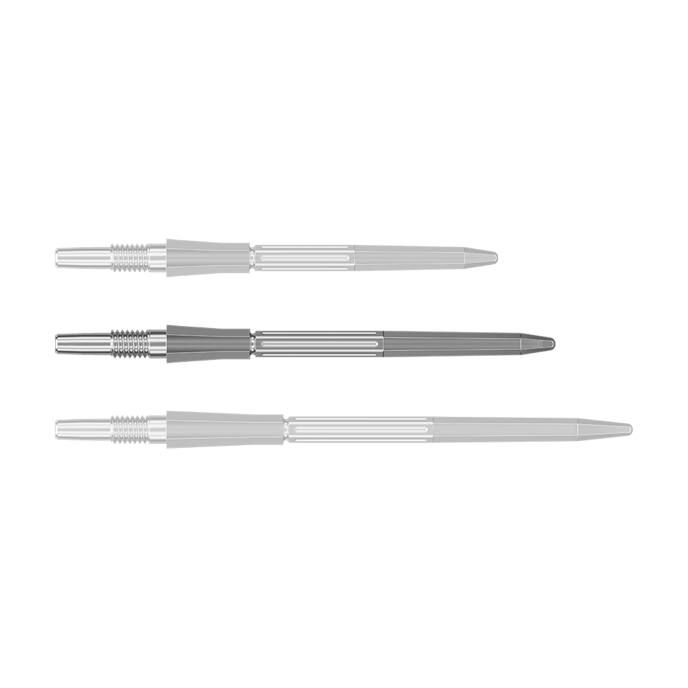Špičky na šipky Target Elysian Archetype 43 Swiss Point ocelové - stříbrné Dargestellt ist eine einzelne silberne Dartspitze mit einer Länge von 35mm. Sie gehört zum Swiss Point System.
