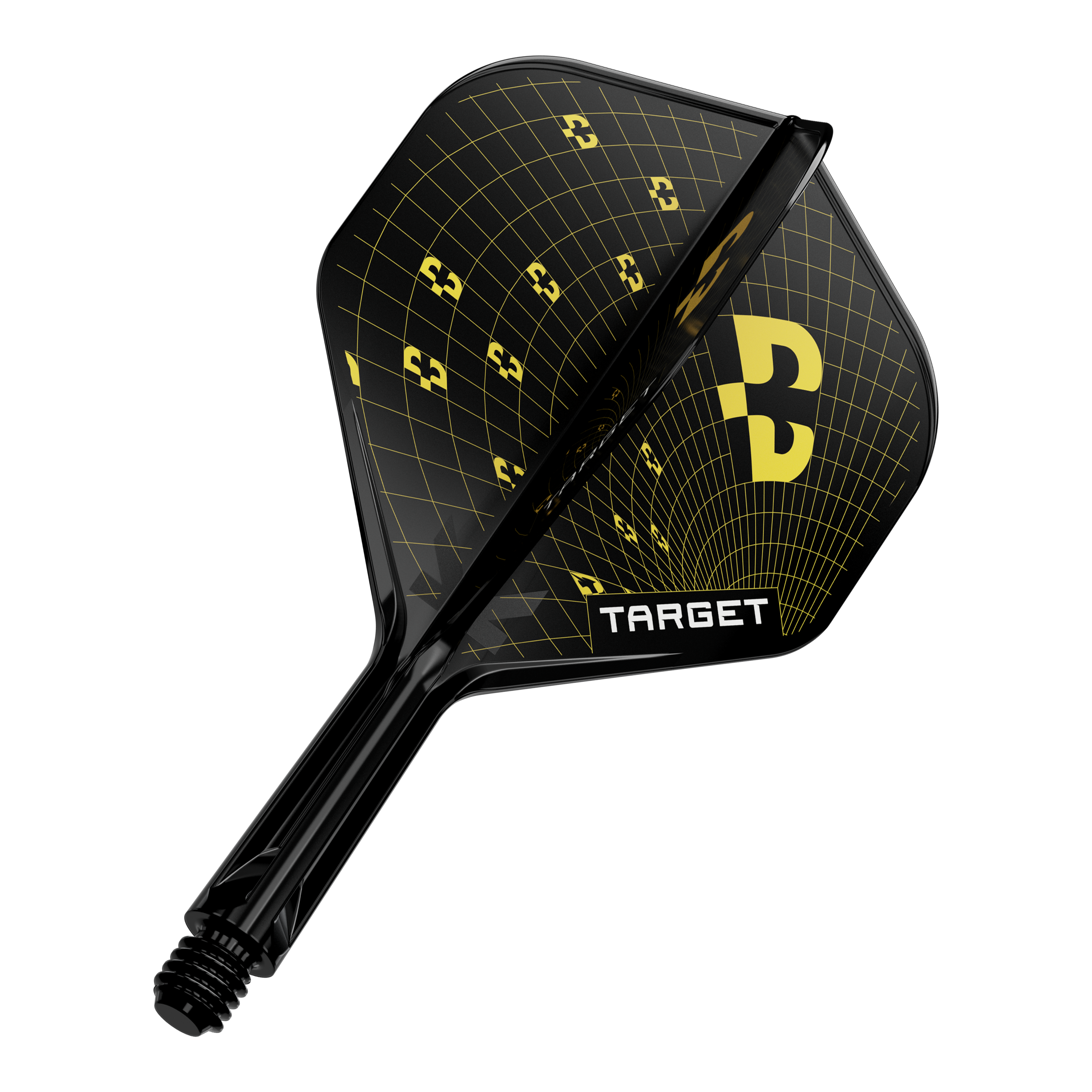 Standardní letky Target K-Flex Bolide No2 Abbildung eines Dart-Flights, wahrscheinlich Target K-Flex Bolide No2 Standard in 19mm. Das Produkt ist einzeln dargestellt.
