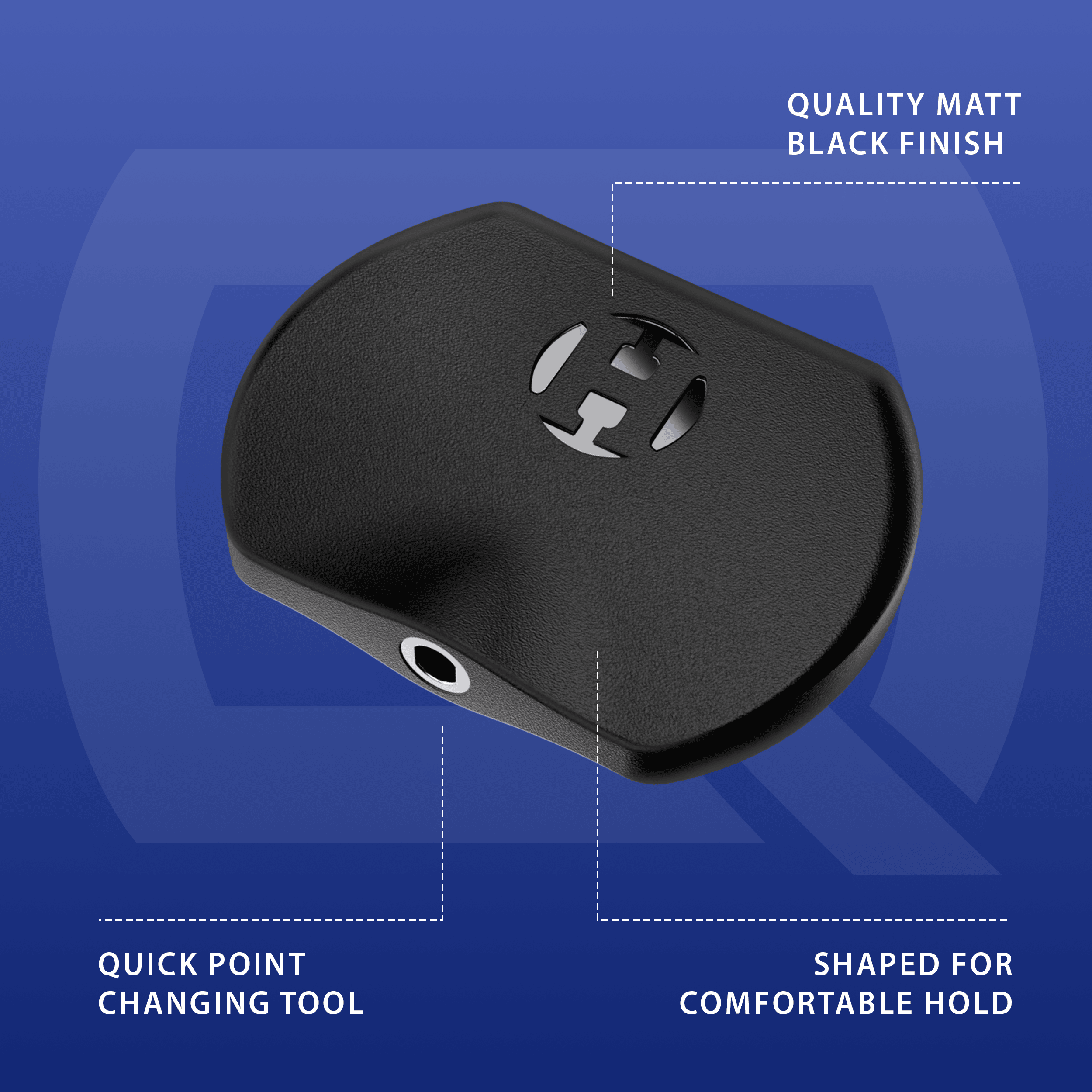 Harrowův základní nástroj Quick Point Das Bild zeigt das Harrows Basic Quick Point Tool. Es handelt sich um ein Werkzeug zum schnellen Wechseln von Dartspitzen.