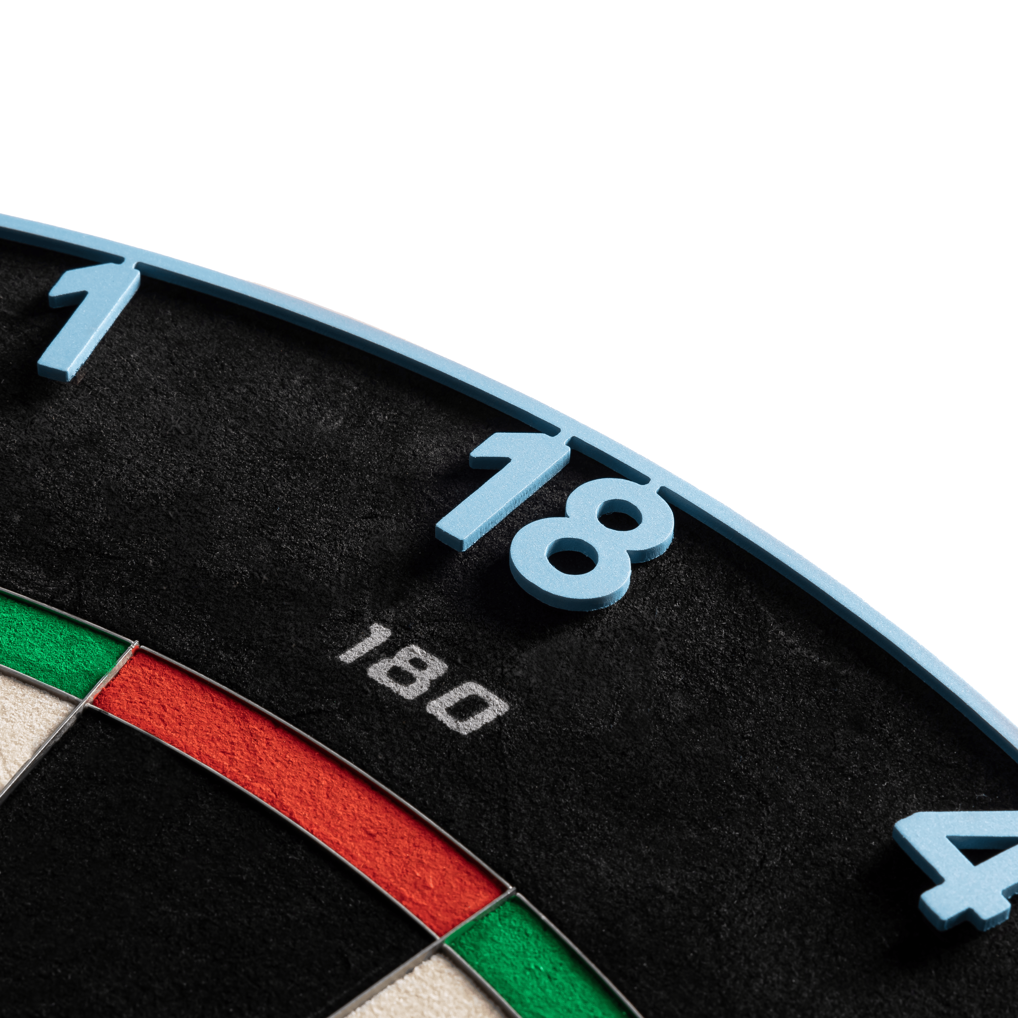 Ocelový terč Precise 180 Endorphine s číslovaným kroužkem - nekonečně modrá Zu sehen ist das Precise 180 Endorphine Steeldartboard mit Nummernring in Infinity Blue. Es ist eine hochwertige Dartscheibe für ambitionierte Spieler.
