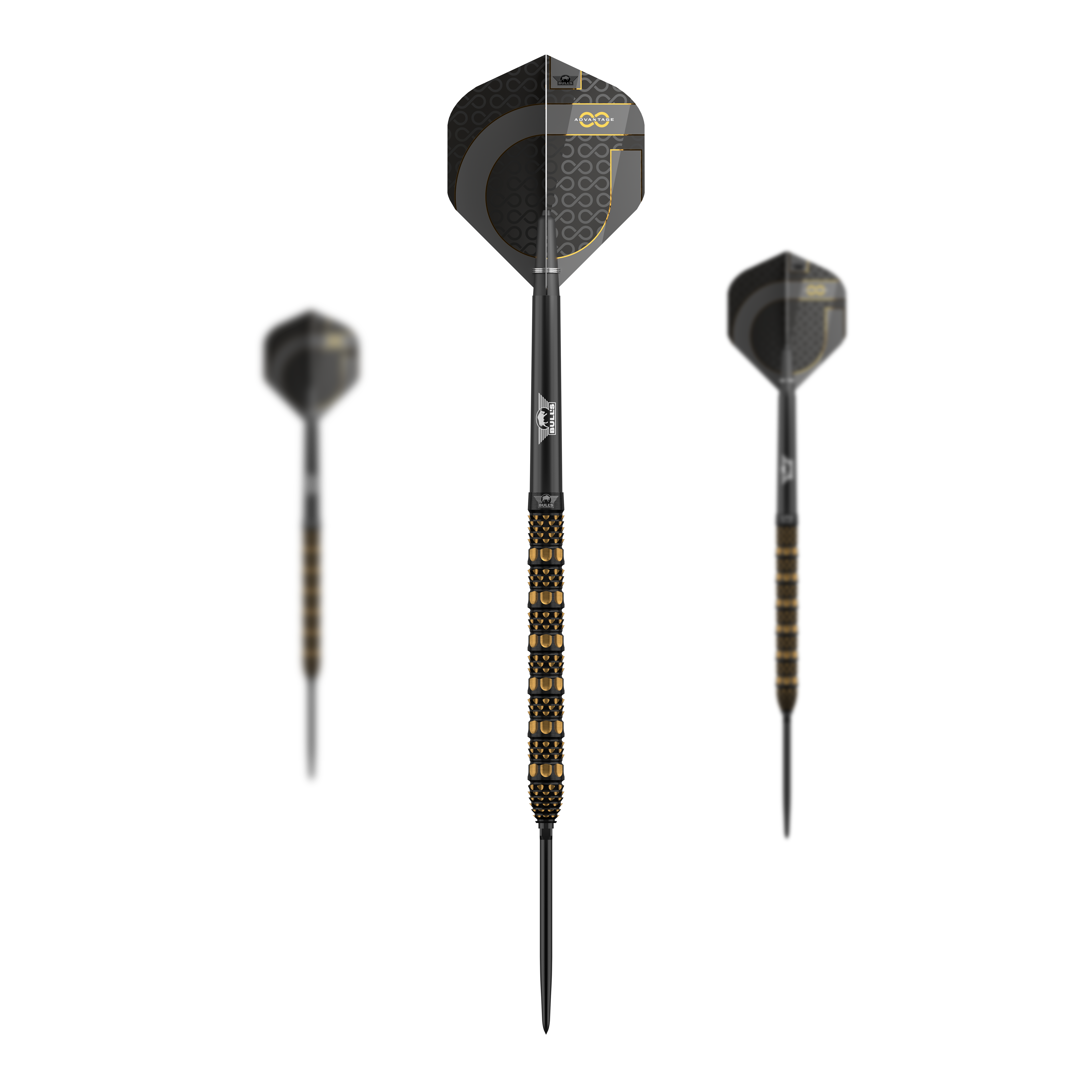 Šipky Bulls NL Advantage 95 Rail Convertible Point Steel Darts