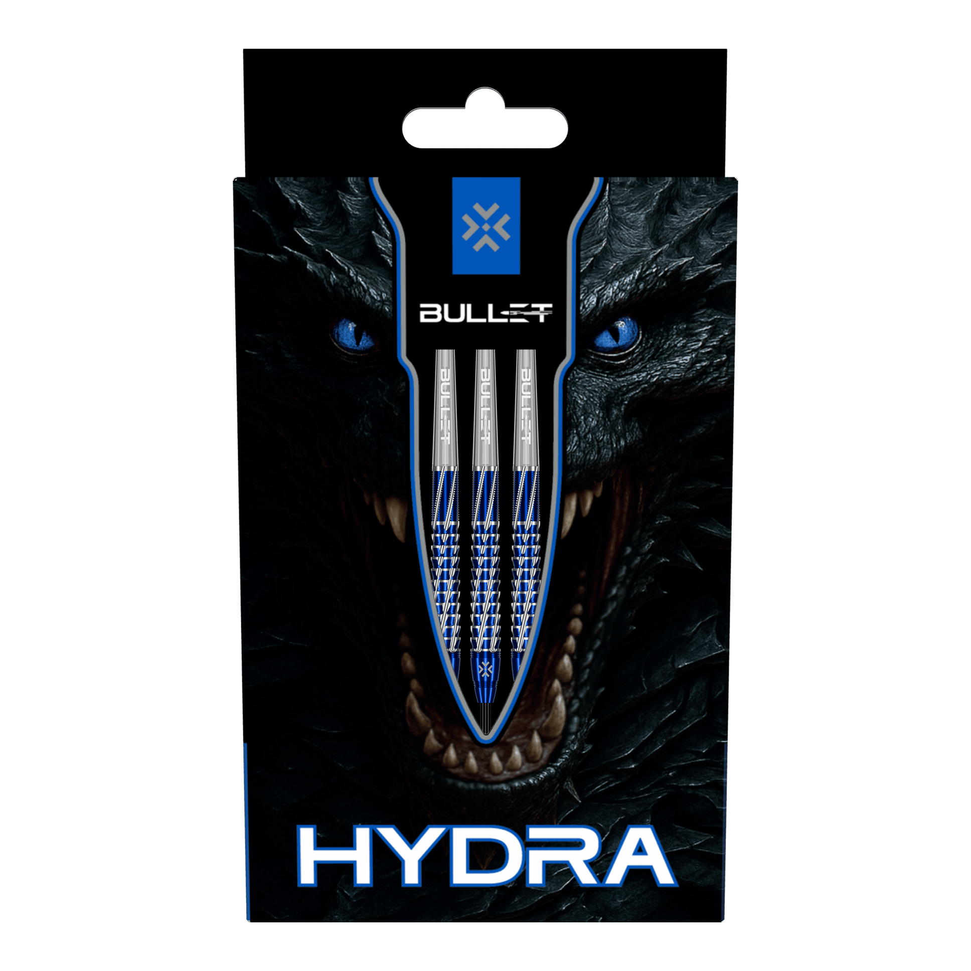 Ocelové šipky Bullet Hydra Das Bild zeigt Bullet Hydra Steeldarts. Diese Steeldarts eignen sich für präzises und professionelles Dartspiel.