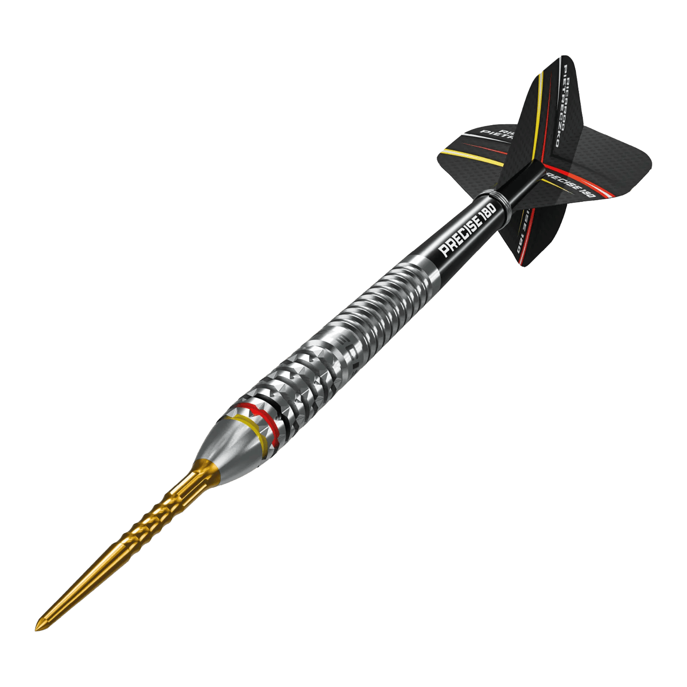 Přesné ocelové šipky Ricardo Pietreczko GEN1 180 Das Bild zeigt die Precise 180 Ricardo Pietreczko GEN1 Steeldarts. Moderne Steeldarts zur professionellen Verwendung.