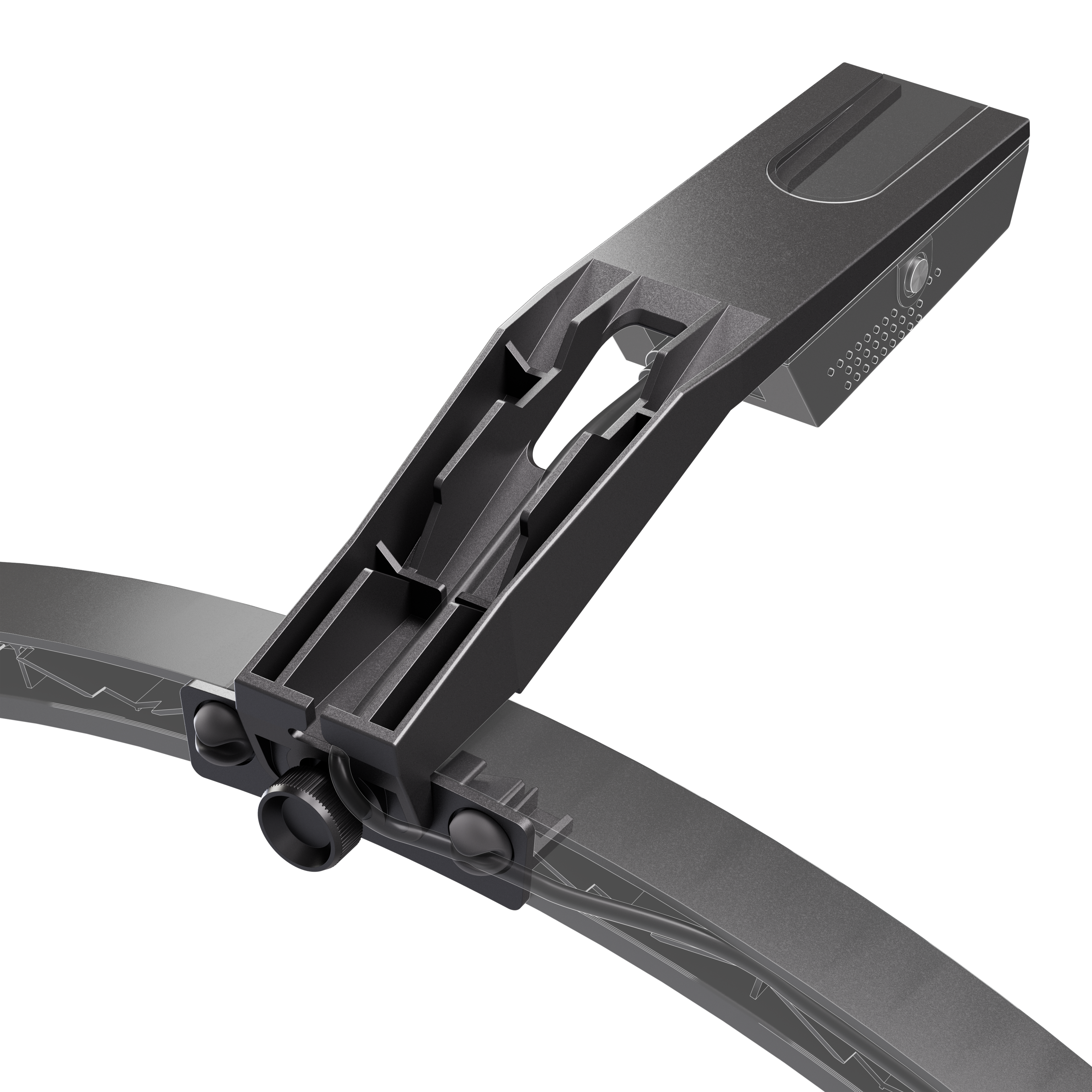 Rameno kamery Target OMNI VIRT Das Bild zeigt den Target OMNI VIRT Kamera Arm. Der Kamera Arm ist aus Metall gefertigt und eignet sich zur Befestigung einer Kamera.