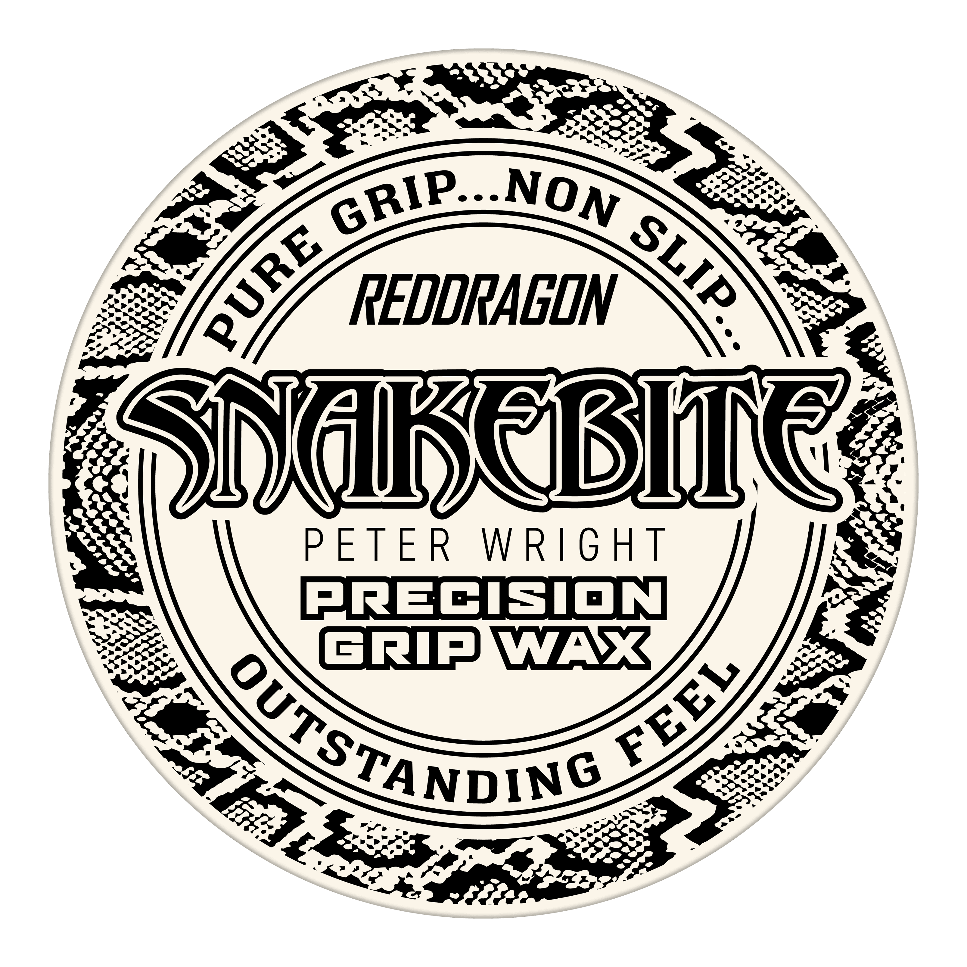 Vosk na prsty Red Dragon Peter Wright Snakebite Precision Grip Wax Das Bild zeigt das Produkt "Red Dragon Peter Wright Snakebite Precision Grip Wax". Auf der Verpackung steht, dass es für einen sicheren Halt und ein herausragendes Griffgefühl sorgt.