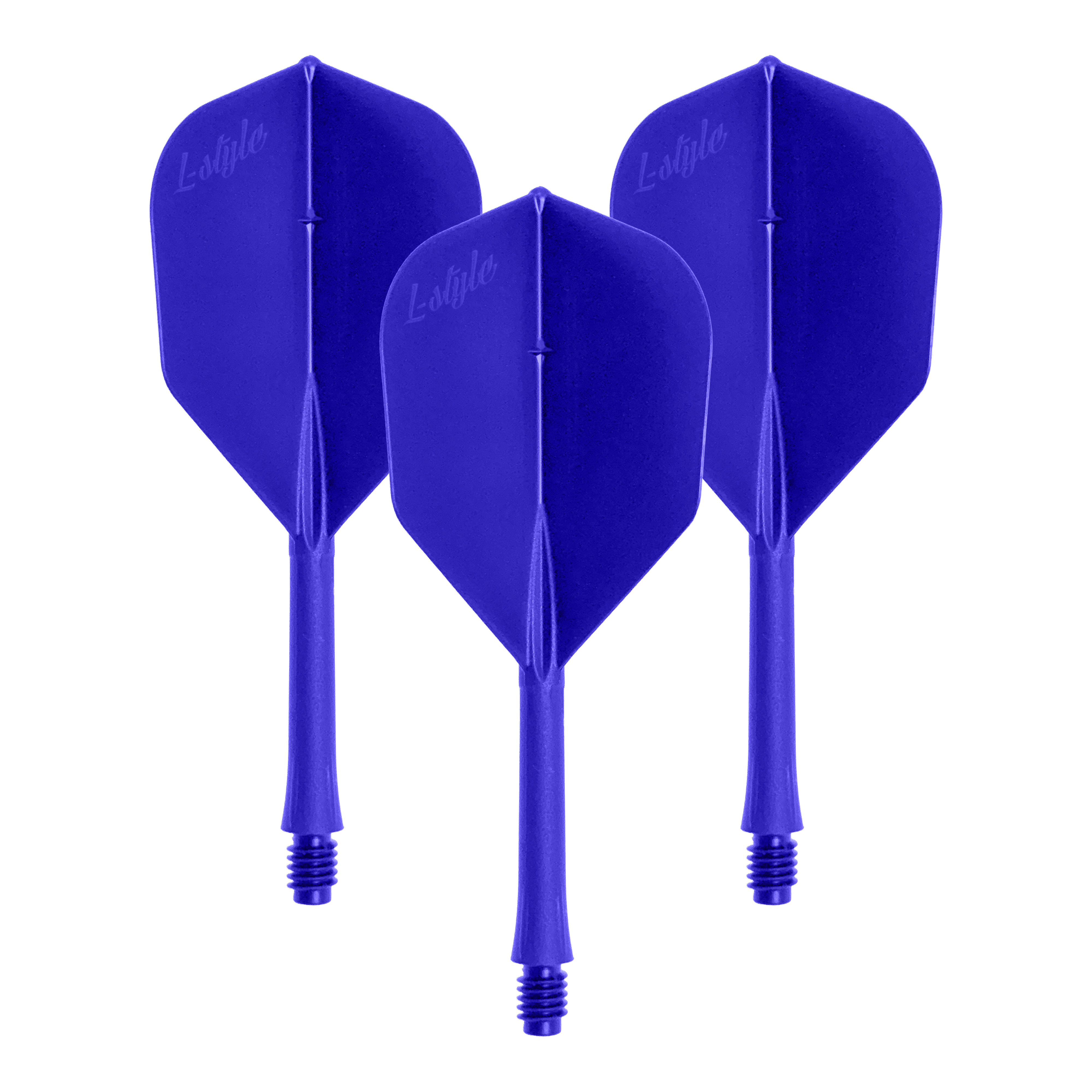 Zu sehen ist ein Artikel mit dem Dateinamen LSF-902_L-Style_BarFlight_Blau_1Set. Es handelt sich vermutlich um ein Set blauer Dart-Flights.