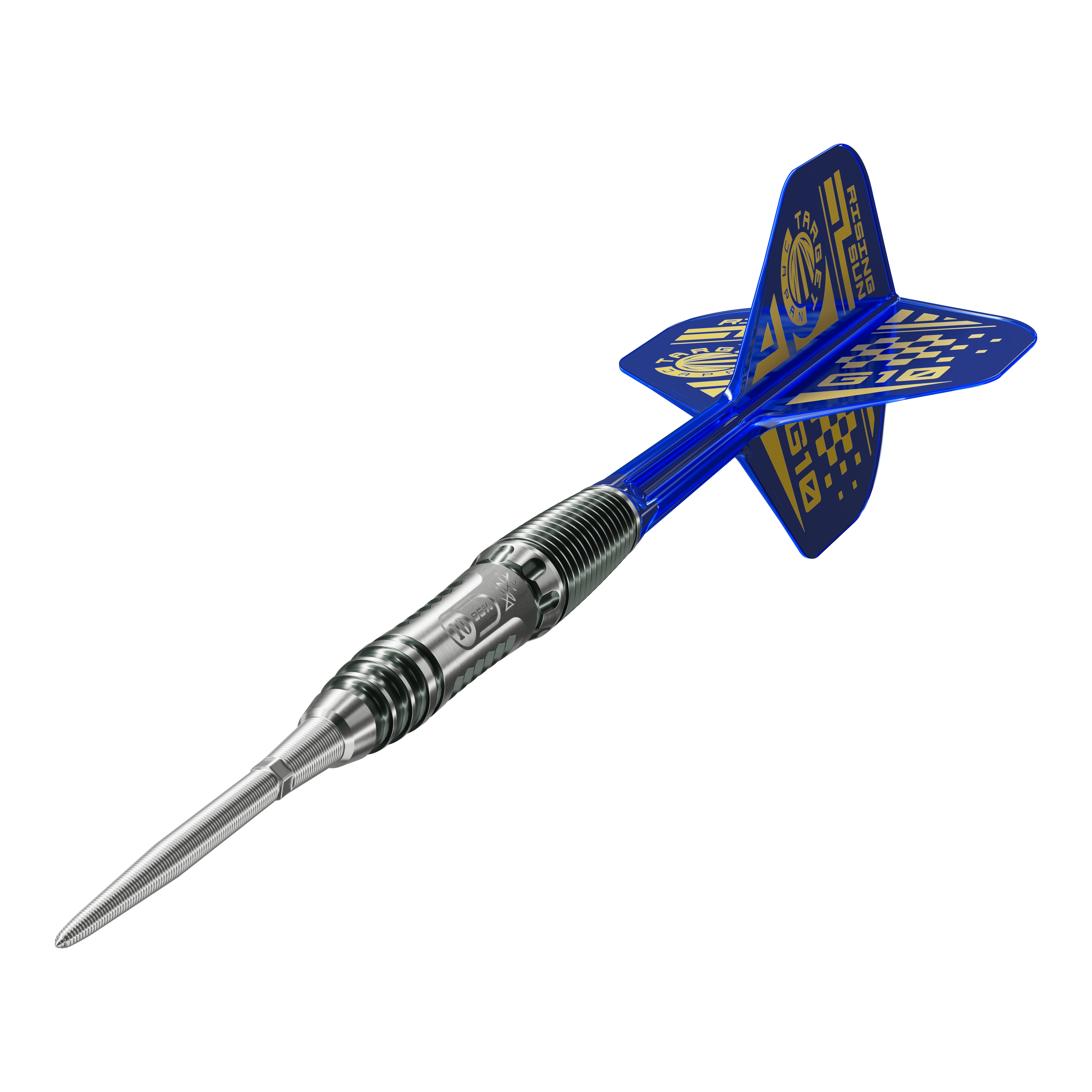 Šipky Target Japan Rising Sun GEN 10.5 Swiss Point Steeldarts Hier sind die Target Japan Rising Sun GEN 10.5 Swiss Point Steeldarts abgebildet. Diese Darts zeichnen sich durch ihre hochwertige Verarbeitung aus.