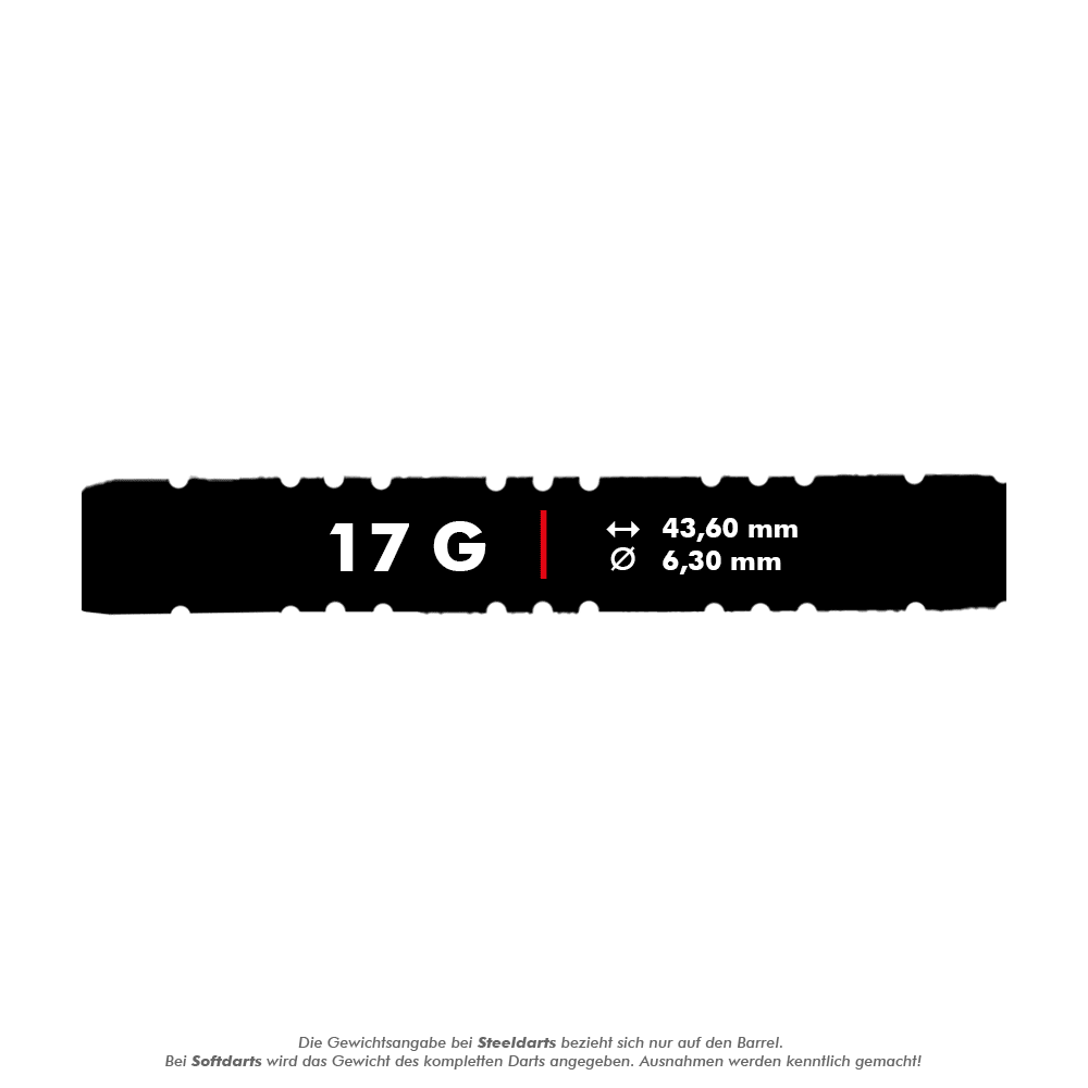 McDart 85 Tungsten V2 měkké šipky - 17g