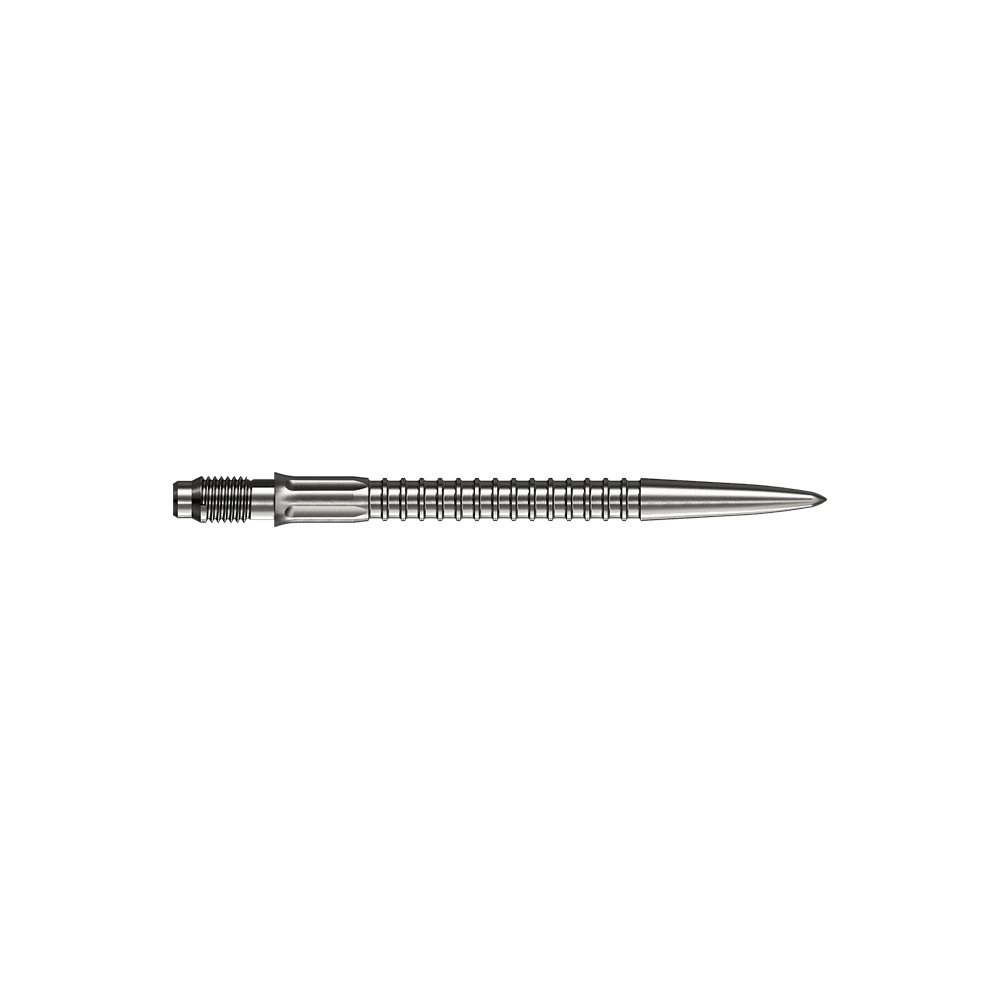 Špičky na šipky Mission R2.5 Rapid Point GV1 - stříbrné Das Bild zeigt Mission R25 Rapid Point GV1 Dartspitzen in Silber, 30mm. Hier handelt es sich um Ersatzspitzen für Darts.