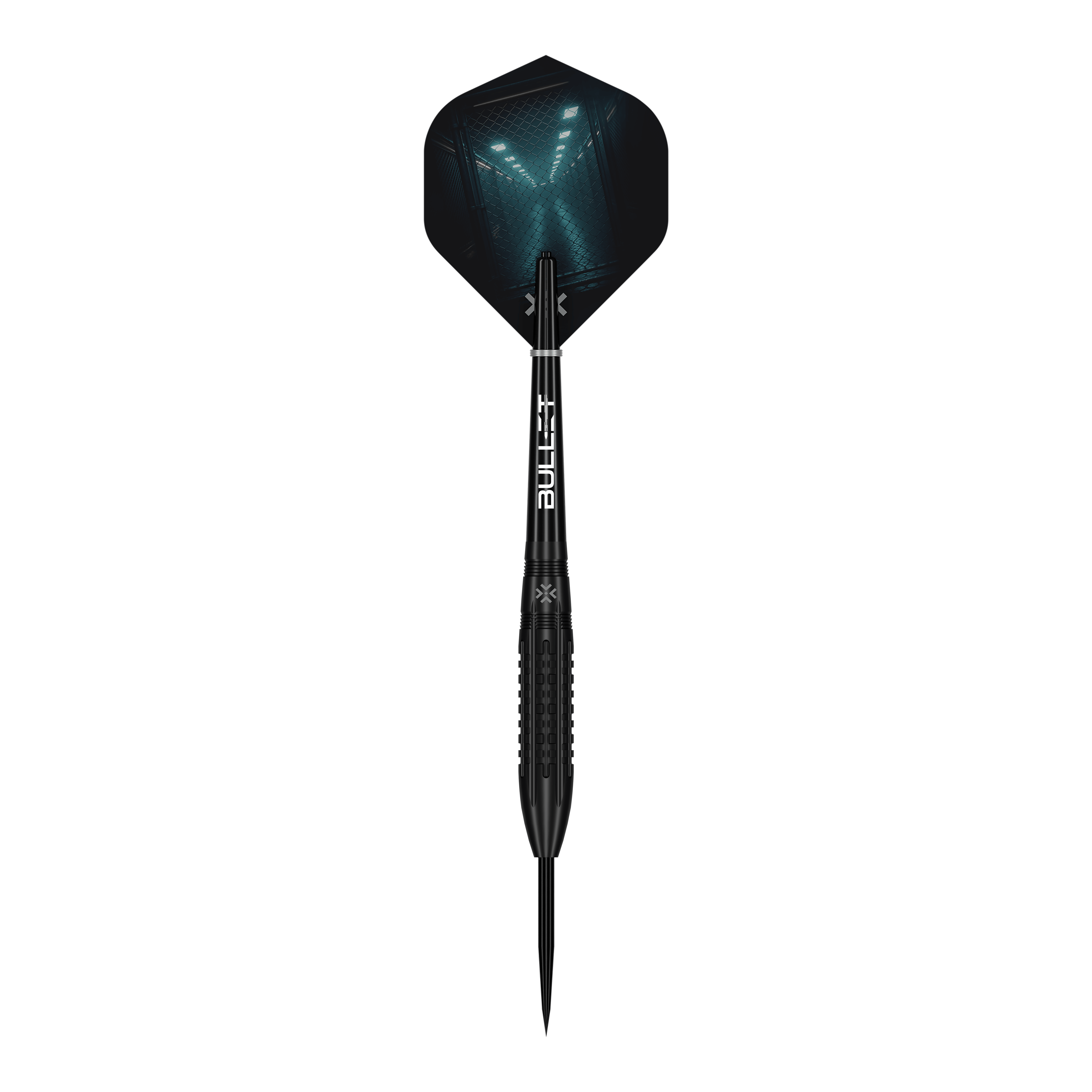 Ocelové šipky Bullet Cage Hier sehen Sie die Bullet Cage Steeldarts. Sie sind hochwertige Pfeile für den Dartsport.