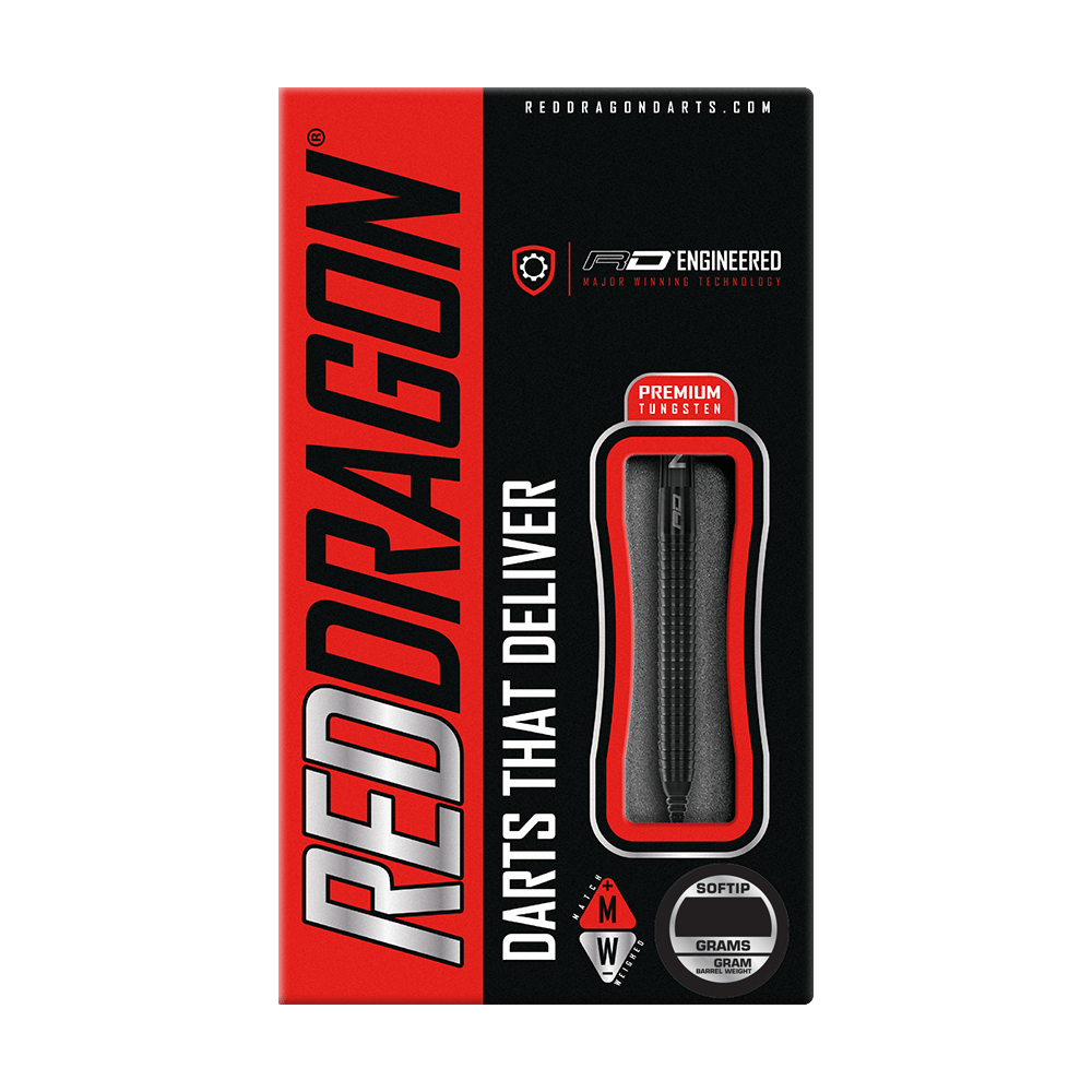 Red Dragon Razor Edge Black Softdarts - 20g