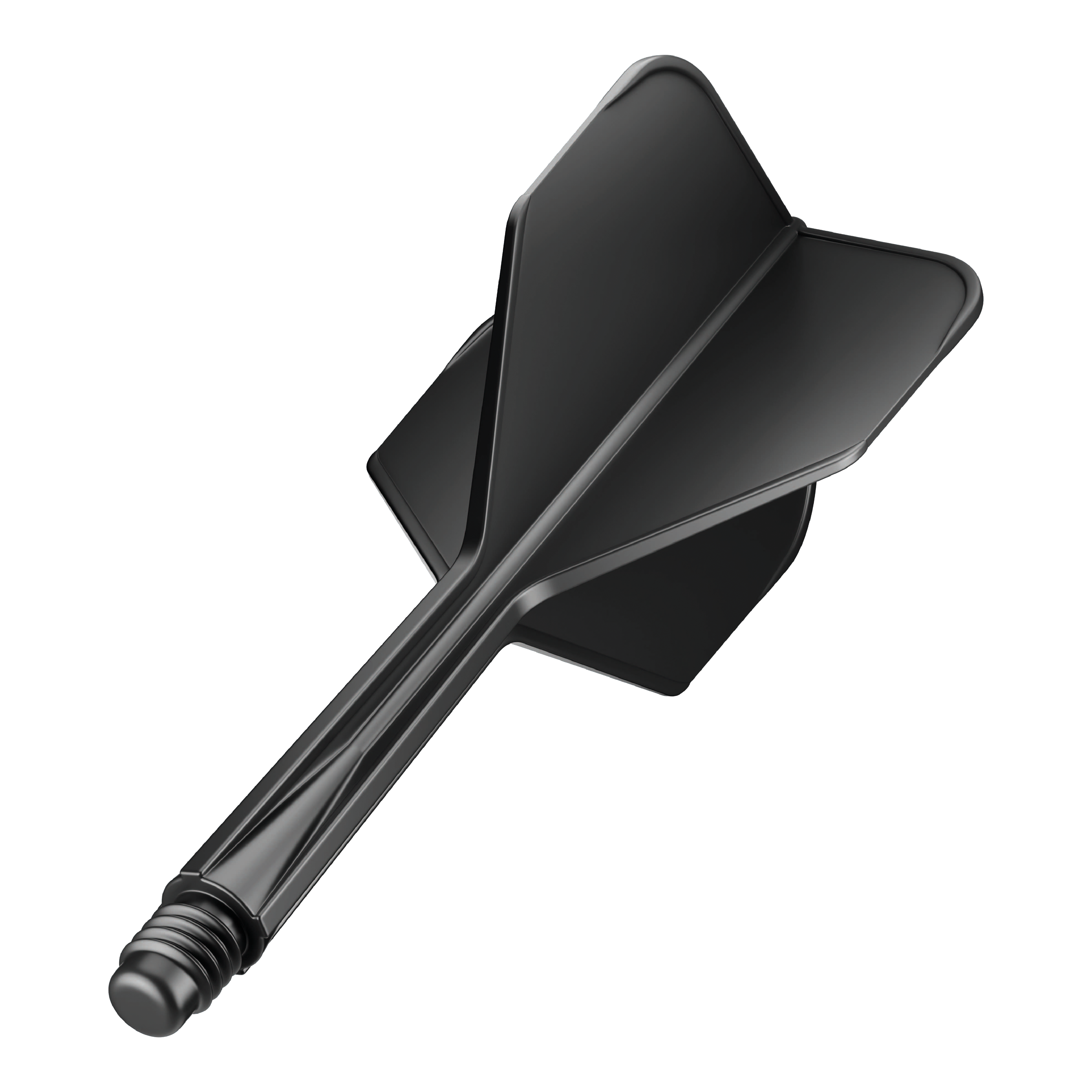 Systém letmých hřídelí GOAT A1R No6 - černý Das Bild zeigt das Produkt "GOAT A1R No6 Flight-Shaft-System - Schwarz". Es handelt sich um ein schwarzes Flight-Shaft-System für Darts.