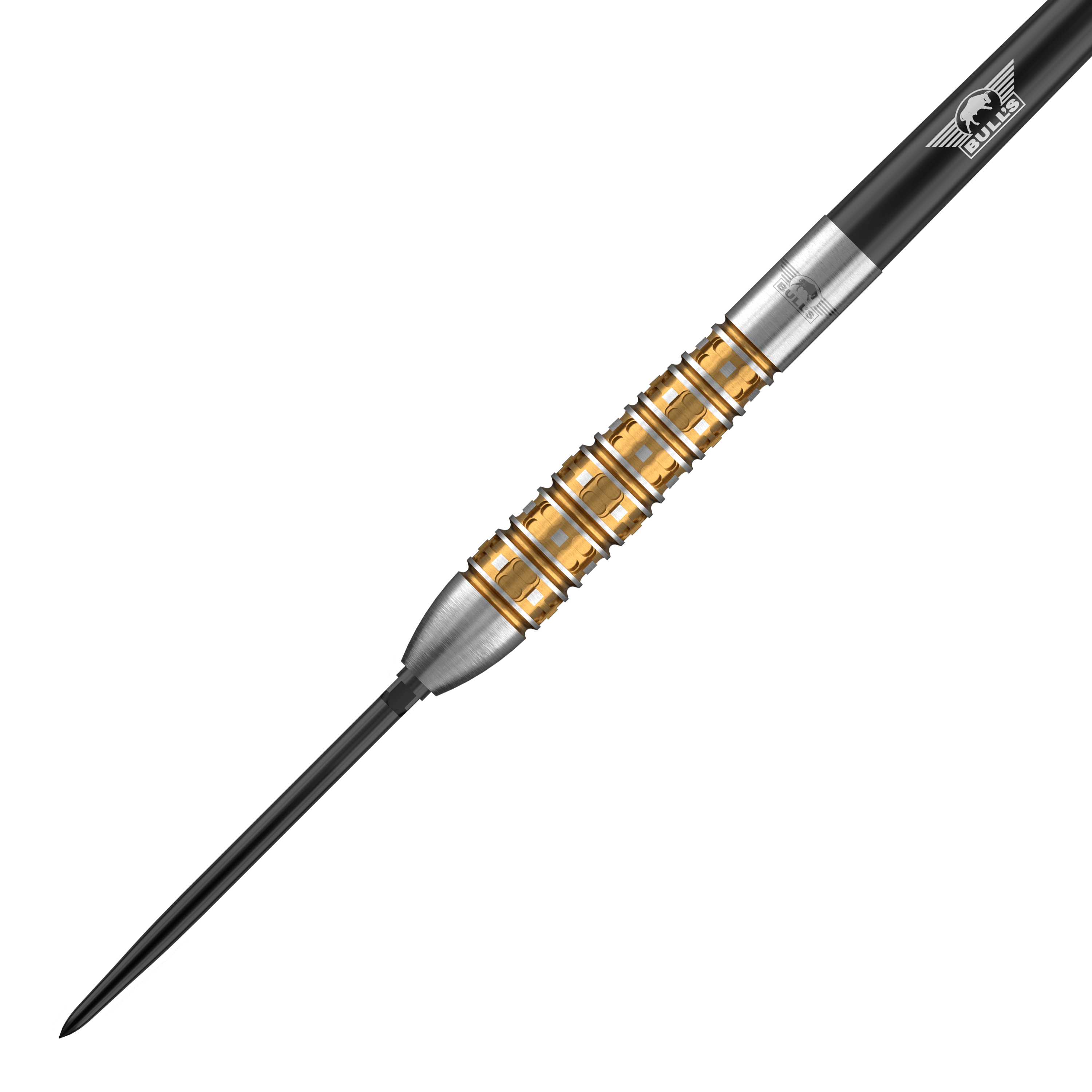 Ocelové šipky Bulls NL Vintage Bomb Convertible Points Das Bild zeigt die Bulls NL Vintago Bomb Convertible Point Steeldarts. Die Steeldarts sind für Dartspieler geeignet.