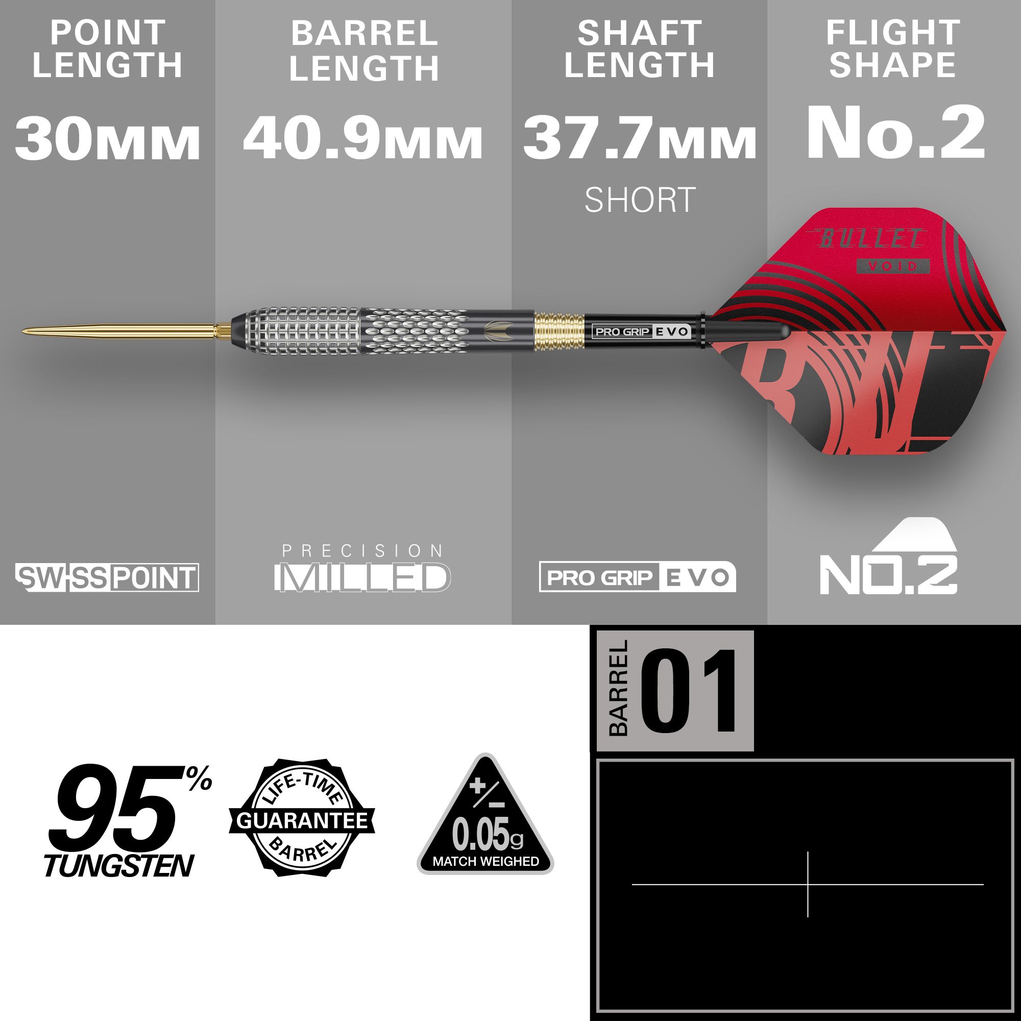 Šipky Target Stephen Bunting GEN5 Void Swiss Point Steel Hier sind die Target Stephen Bunting GEN5 Void Swiss Point Steeldarts dargestellt. Es handelt sich um hochwertige Steeldarts für den professionellen Gebrauch.