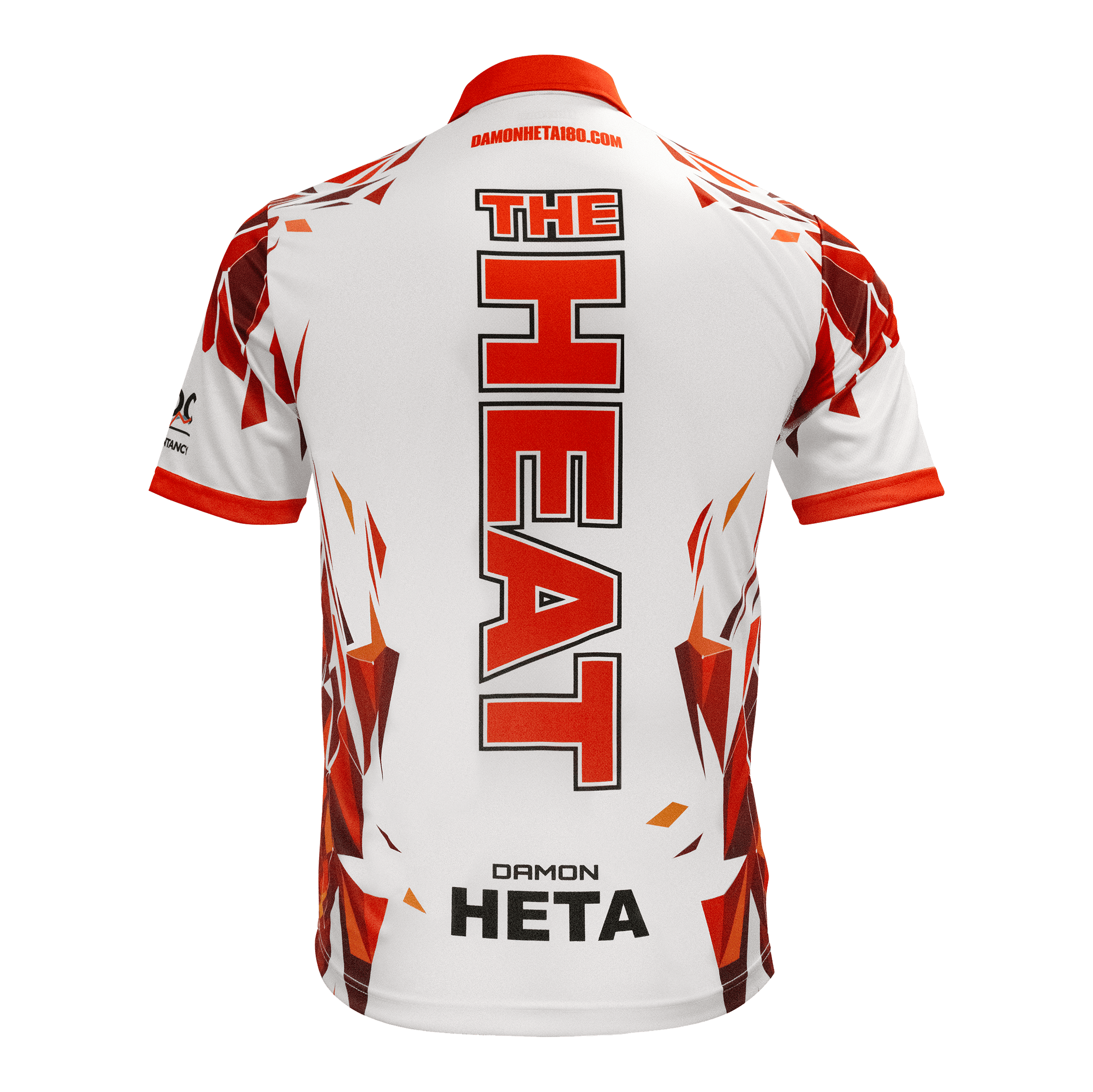 Harrowův hráčský dres Damona Hety Auf diesem Bild ist das Harrows Damon Heta Playershirt zu sehen. Es ist ein spezielles Trikot für Dartspieler.