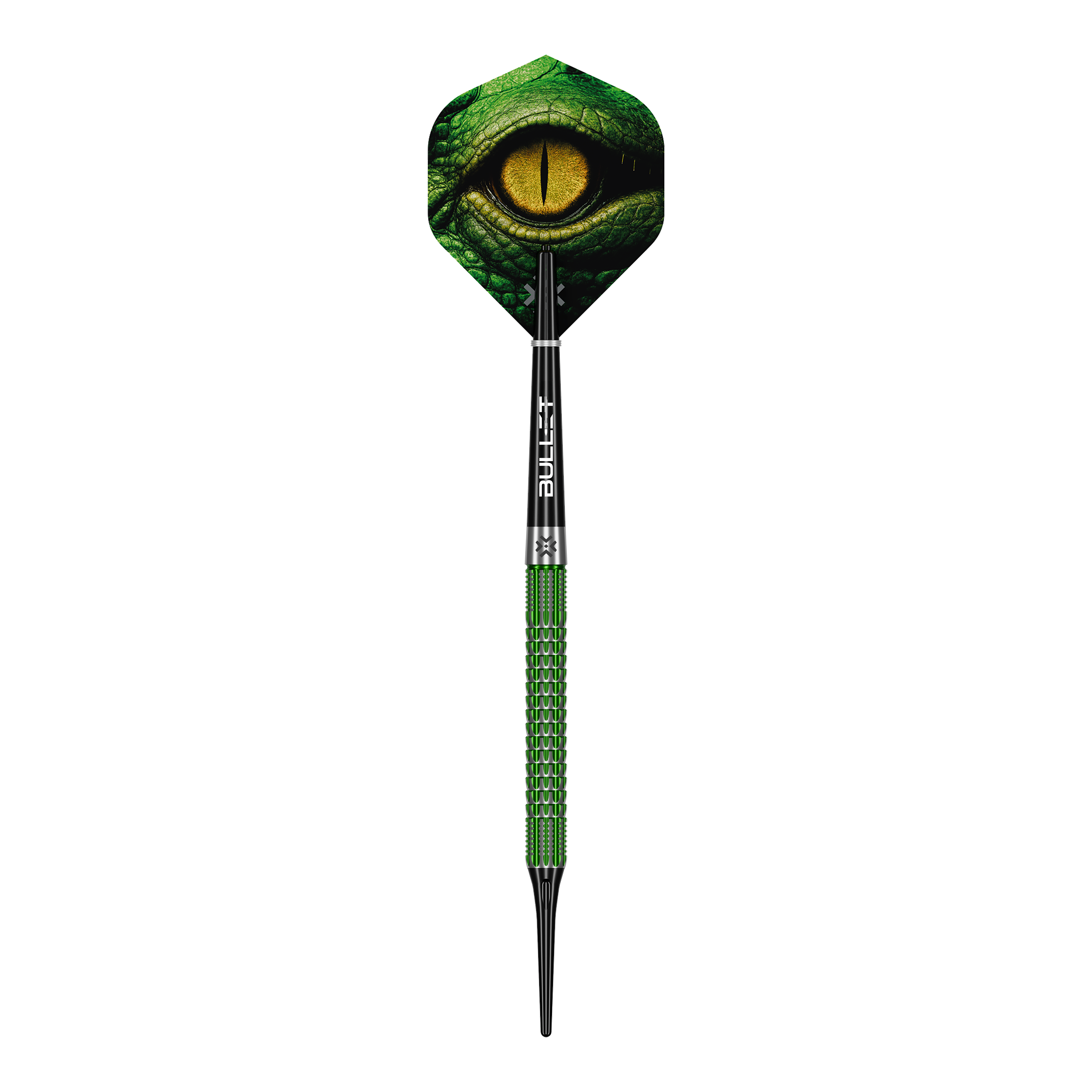 Das Bild zeigt Bullet Gator Softdarts - 20g. Diese Softdarts sind für präzises Dartspiel konzipiert.