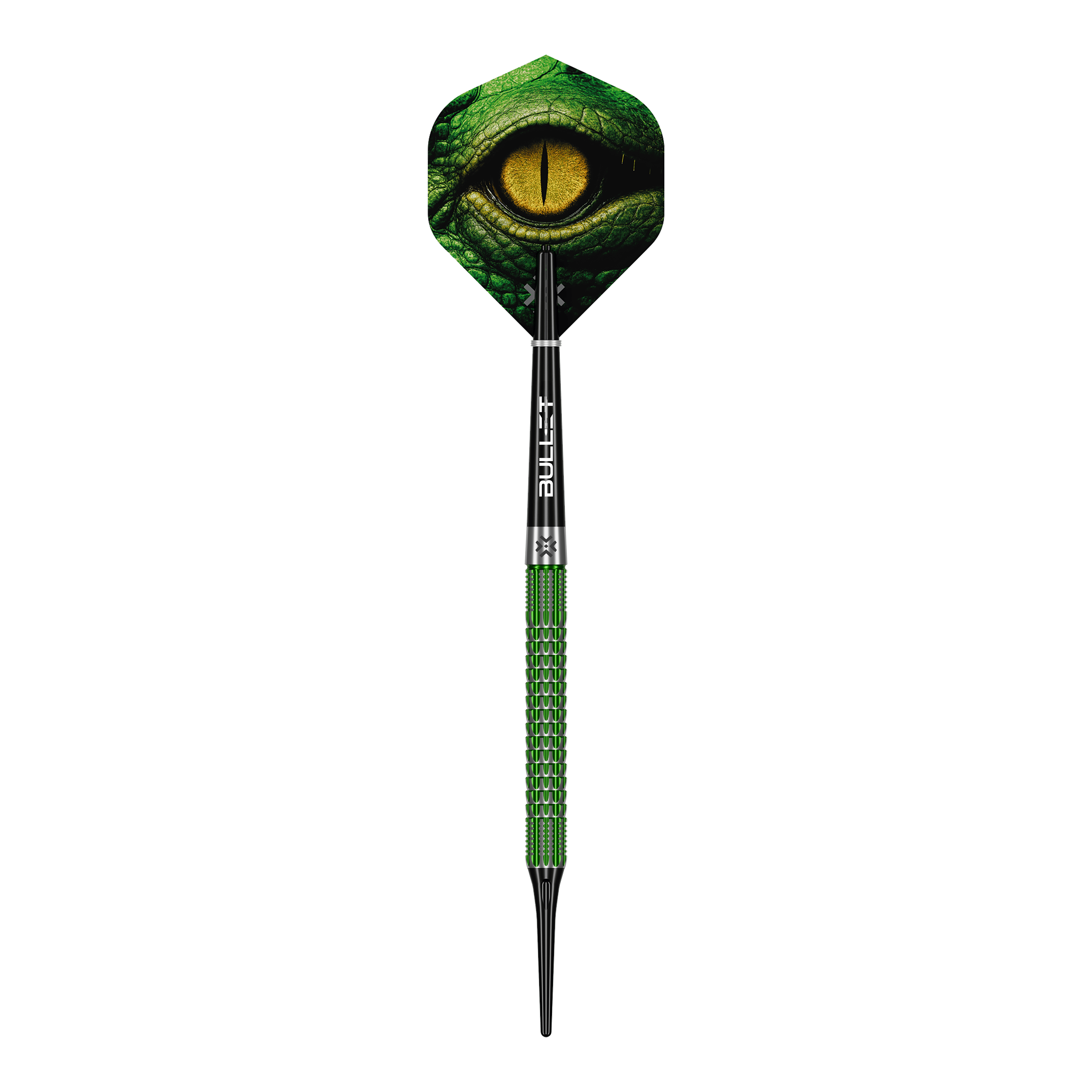 Šipky Bullet Gator Softdarts - 20g Das Bild zeigt Bullet Gator Softdarts - 20g. Diese Softdarts sind für präzises Dartspiel konzipiert.