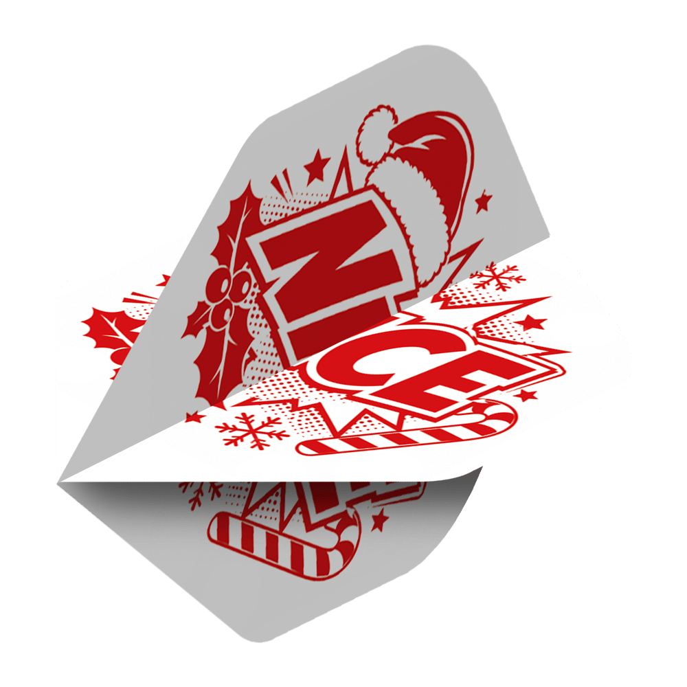 Standardní lety společnosti McDart Naughty Or Nice č. 2 Gezeigt wird das Produkt McDart Naughty Or Nice No2 Standard Flights. Es sind Standard-Dartflights in einem Set.
