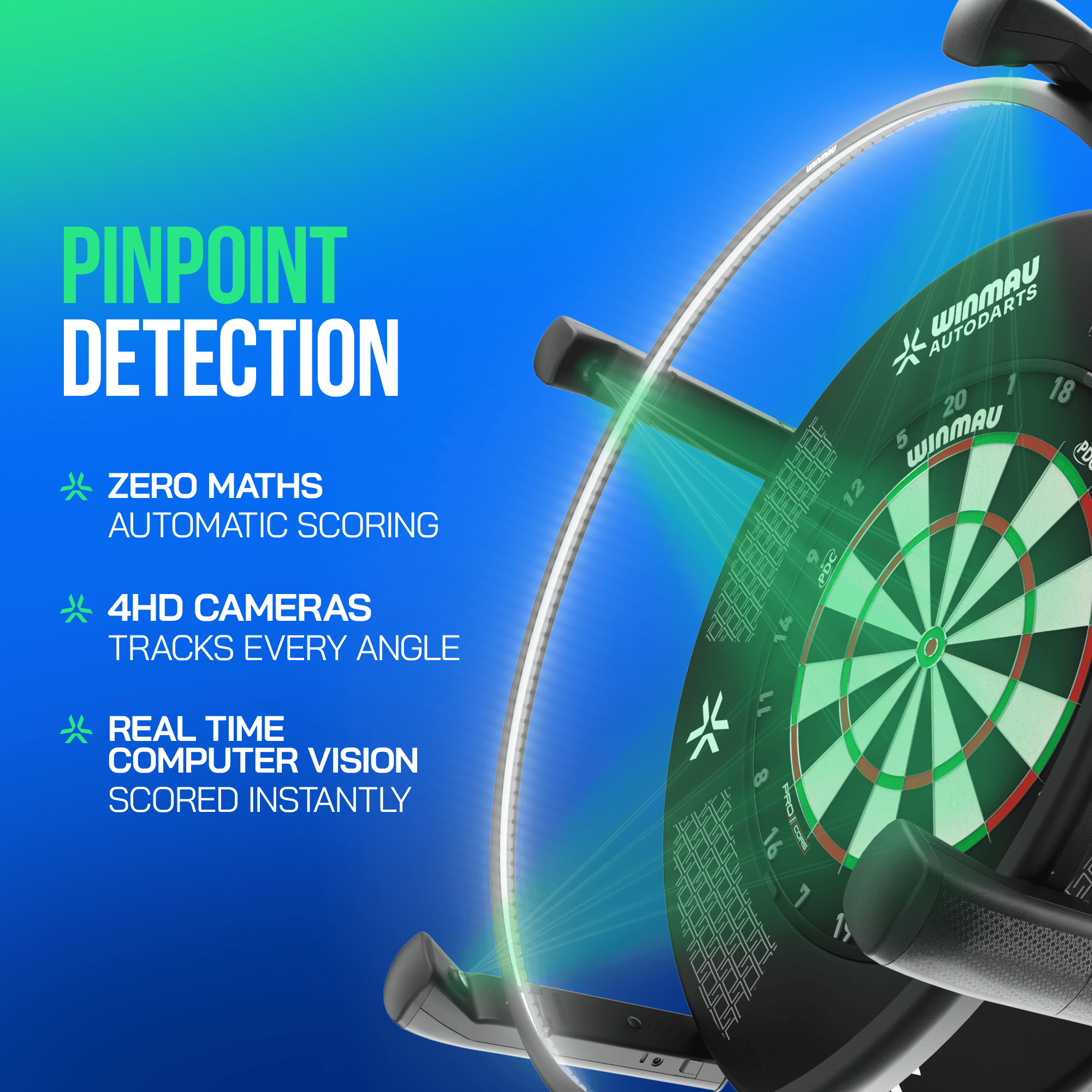 Systém automatického bodování Winmau Autodarts X Systém automatického bodování Winmau Autodarts X
