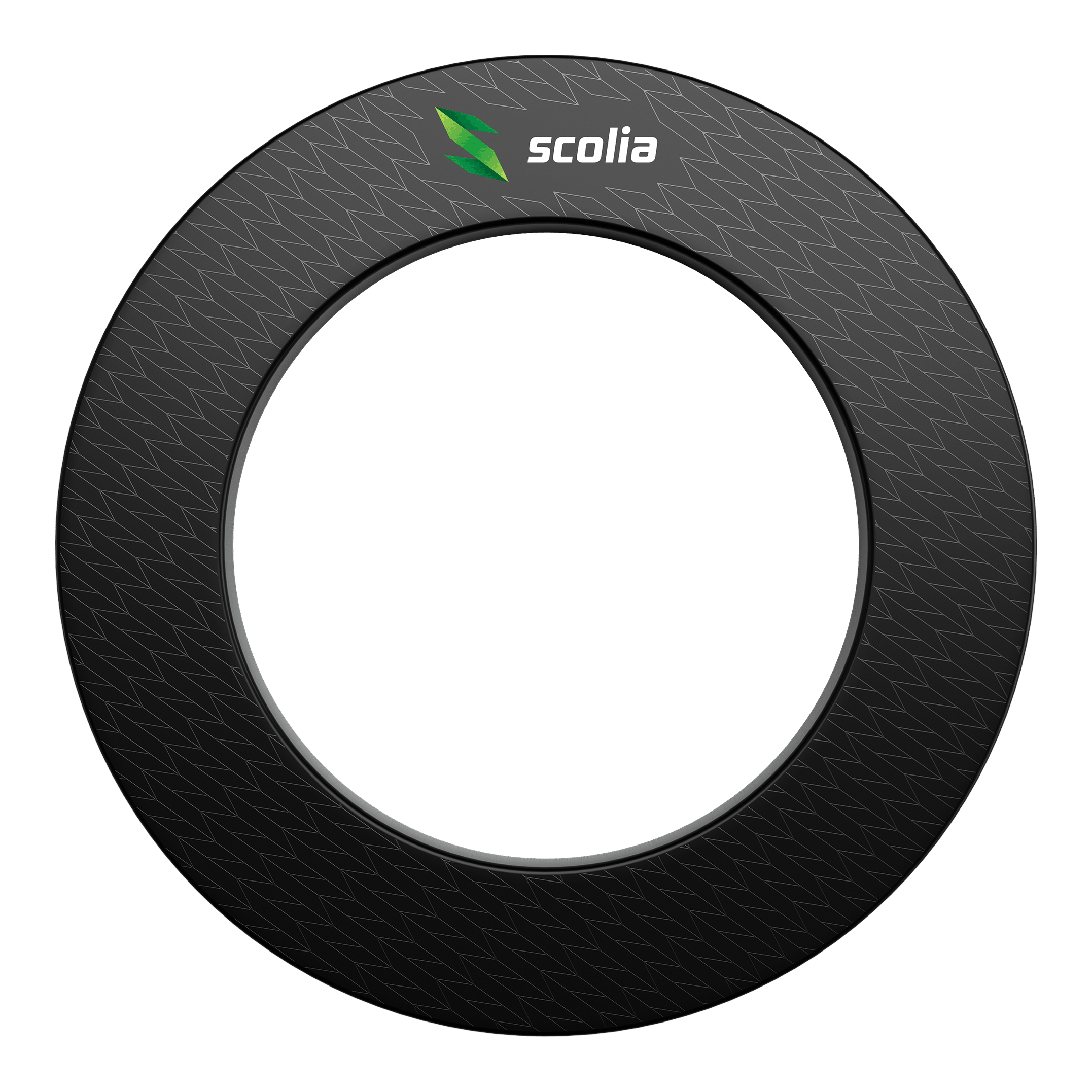 Obložení terče Scolia Signature Das Bild zeigt das Produkt Scolia Signature Dartboard Surround. Es handelt sich um einen speziellen Schutzring für Dartscheiben.