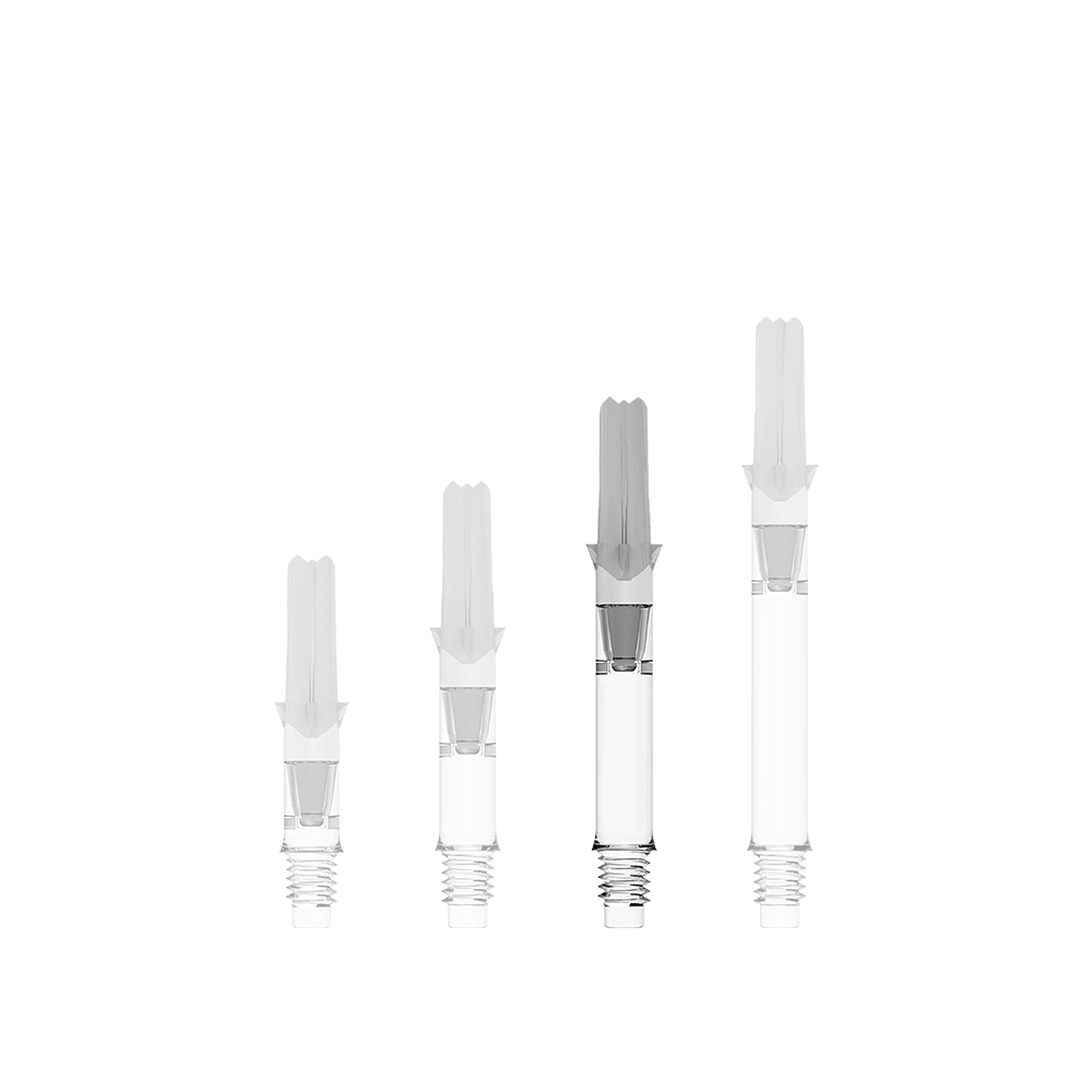Das Bild zeigt einen L-Style L-Shafts Silent Straight Clear ohne Kappen in 39 mm. Die Darstellung dient zur Veranschaulichung des Produkts.