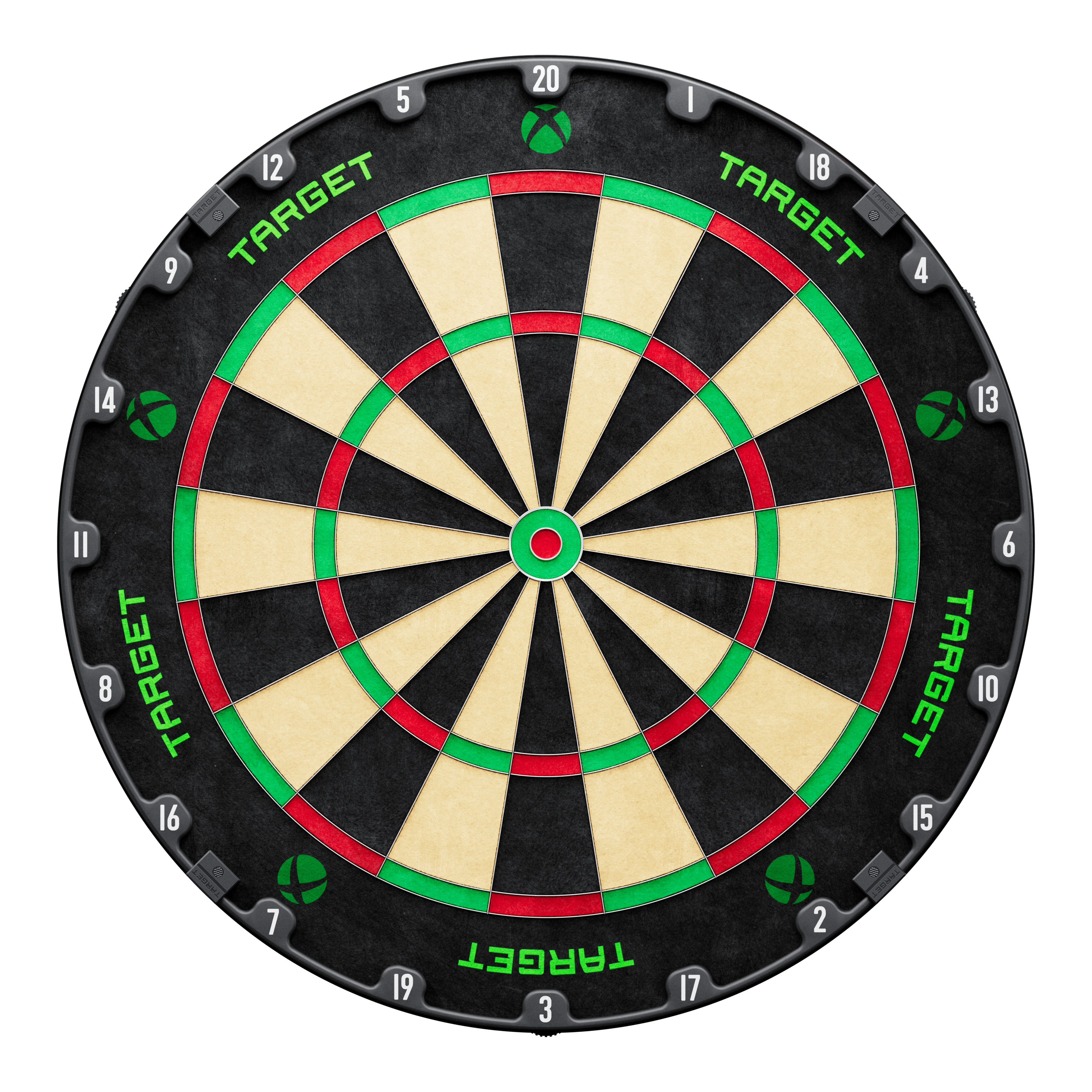 Sada prostorového prostoru pro terč Target Xbox Das Bild zeigt das Target Xbox Dartboard Surround Bundle. Ein Set für Darts-Liebhaber zur Verbesserung des Spielerlebnisses.