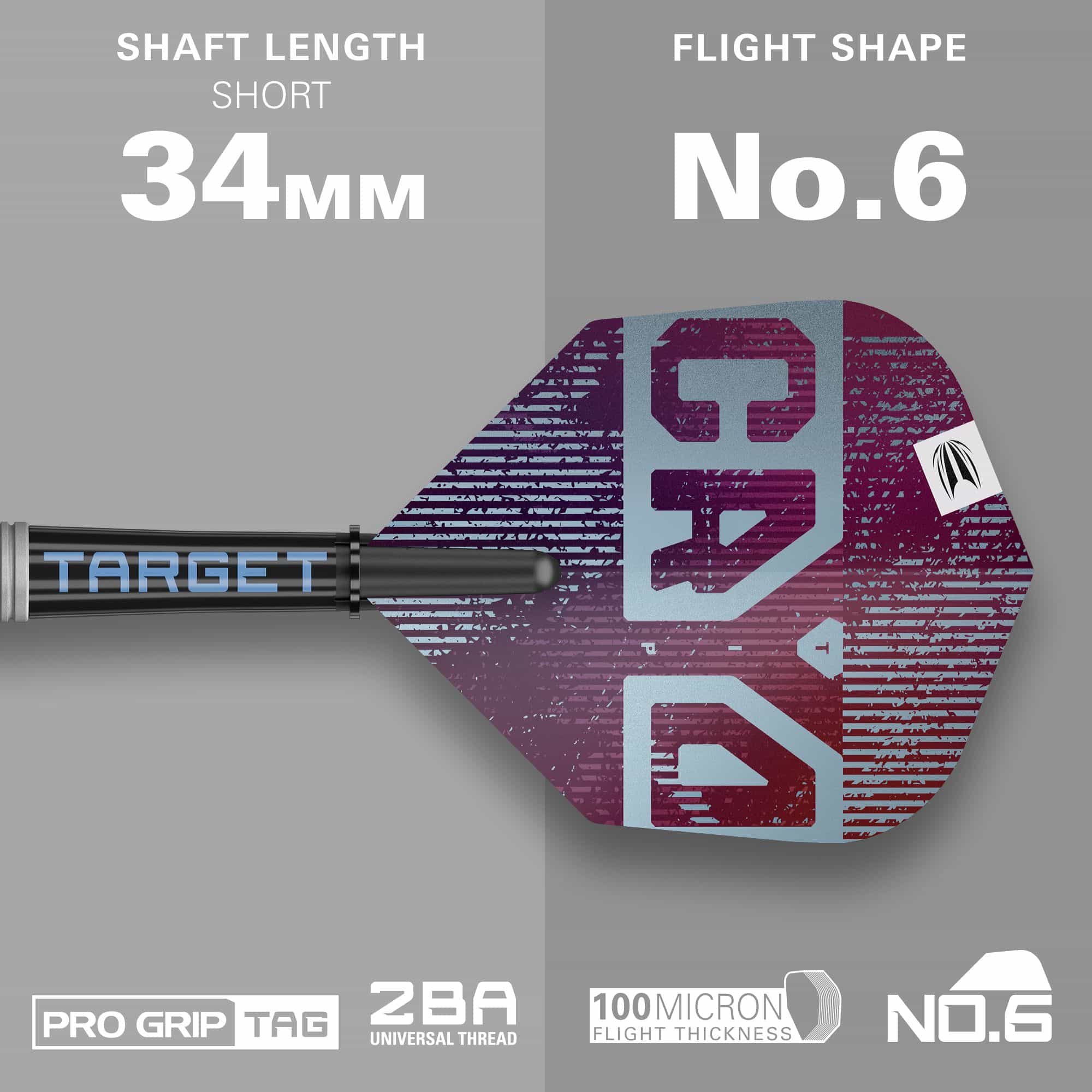 Target Cryo 11 Softdarts Das Bild zeigt die Target Cryo 11 Softdarts. Es handelt sich um hochwertige Softdarts für Präzisionsspiele.