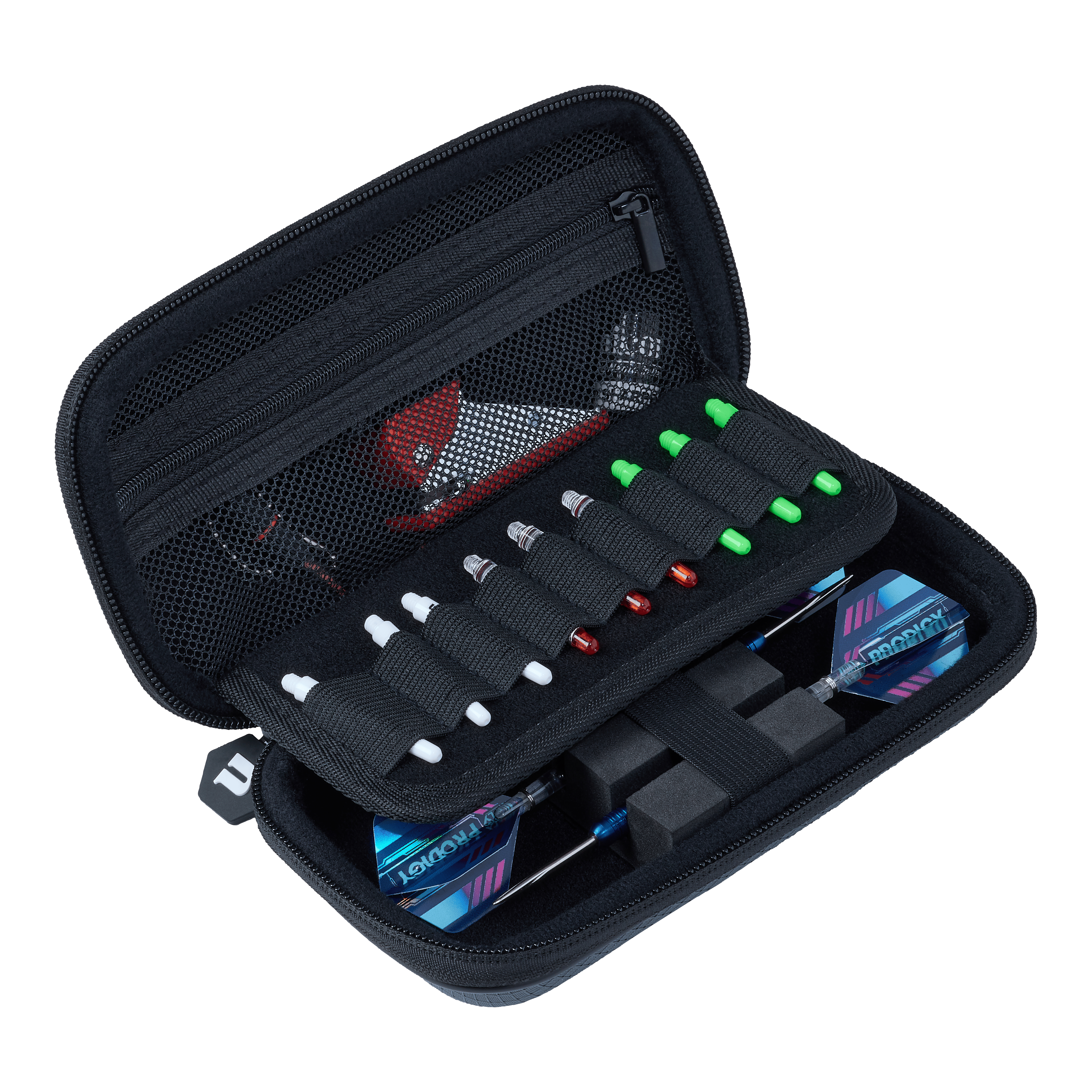 Malé pouzdro na šipky Unicorn Vanguard - šedé Hier sieht man das Unicorn Vanguard Small Dartcase in der Farbe Grau. Das Etui ist ideal, um Darts und Zubehör zu verstauen.