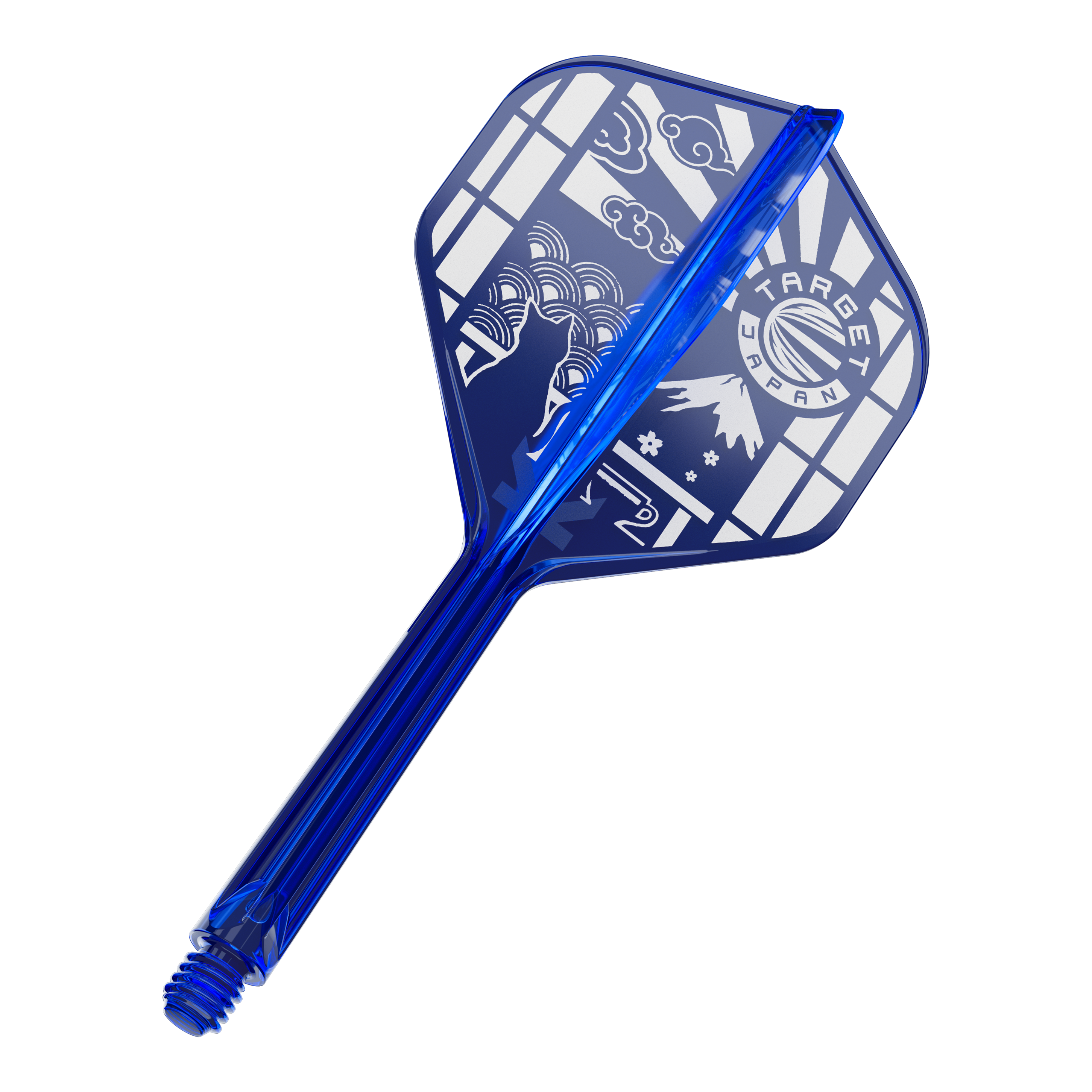 Standardní lety Target Japan K-Flex Blue Limited č. 2 Hier ist ein Target Japan K-Flex Blue Limited No2 Flights 33mm zu sehen. Die Abbildung zeigt die blaue Variante dieses Dartflights.