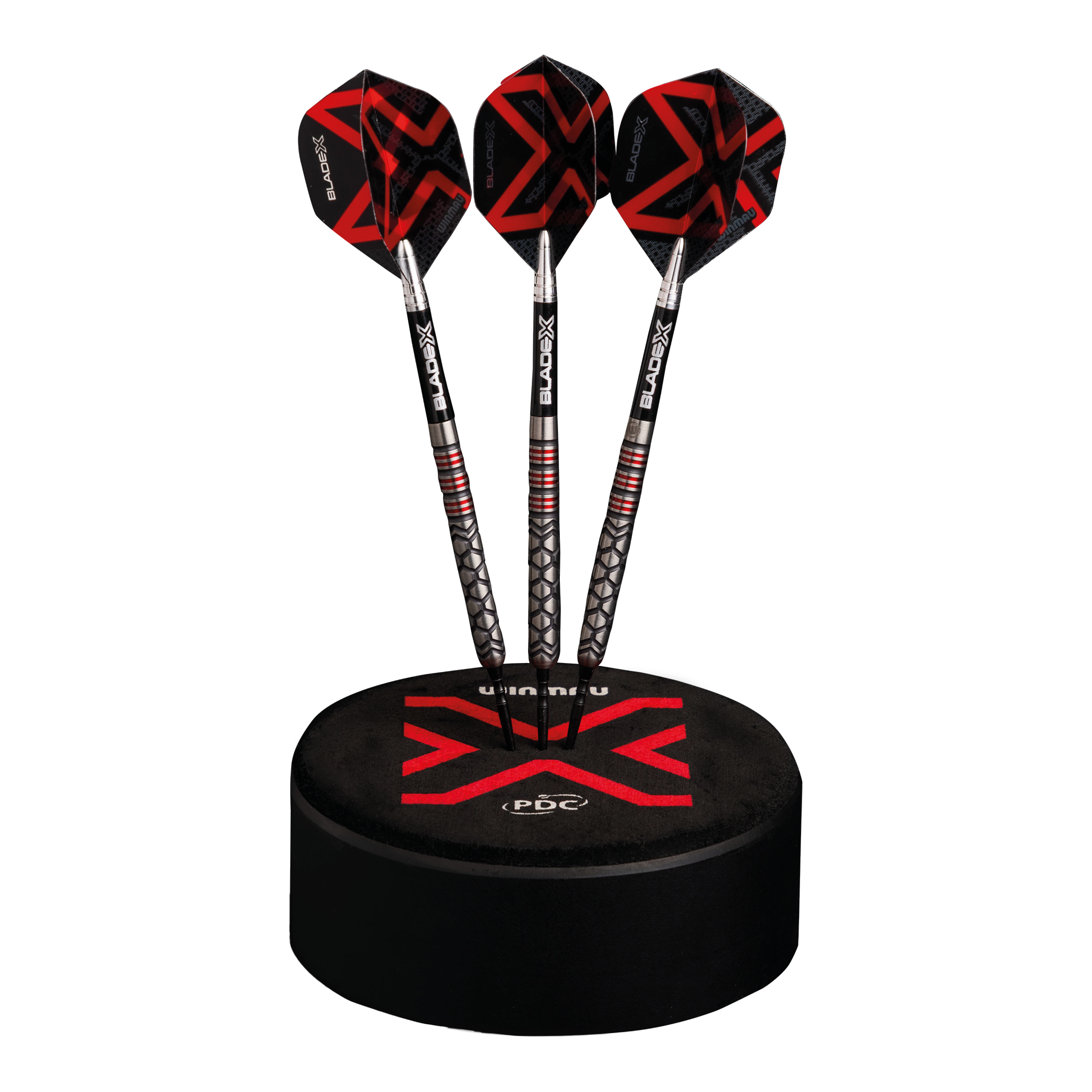 Stojan na šipky Winmau Dart Dock Blade X Abgebildet ist der Winmau Dart Dock Blade X Dartständer. Der Dartständer dient zur sicheren Ablage von Darts.